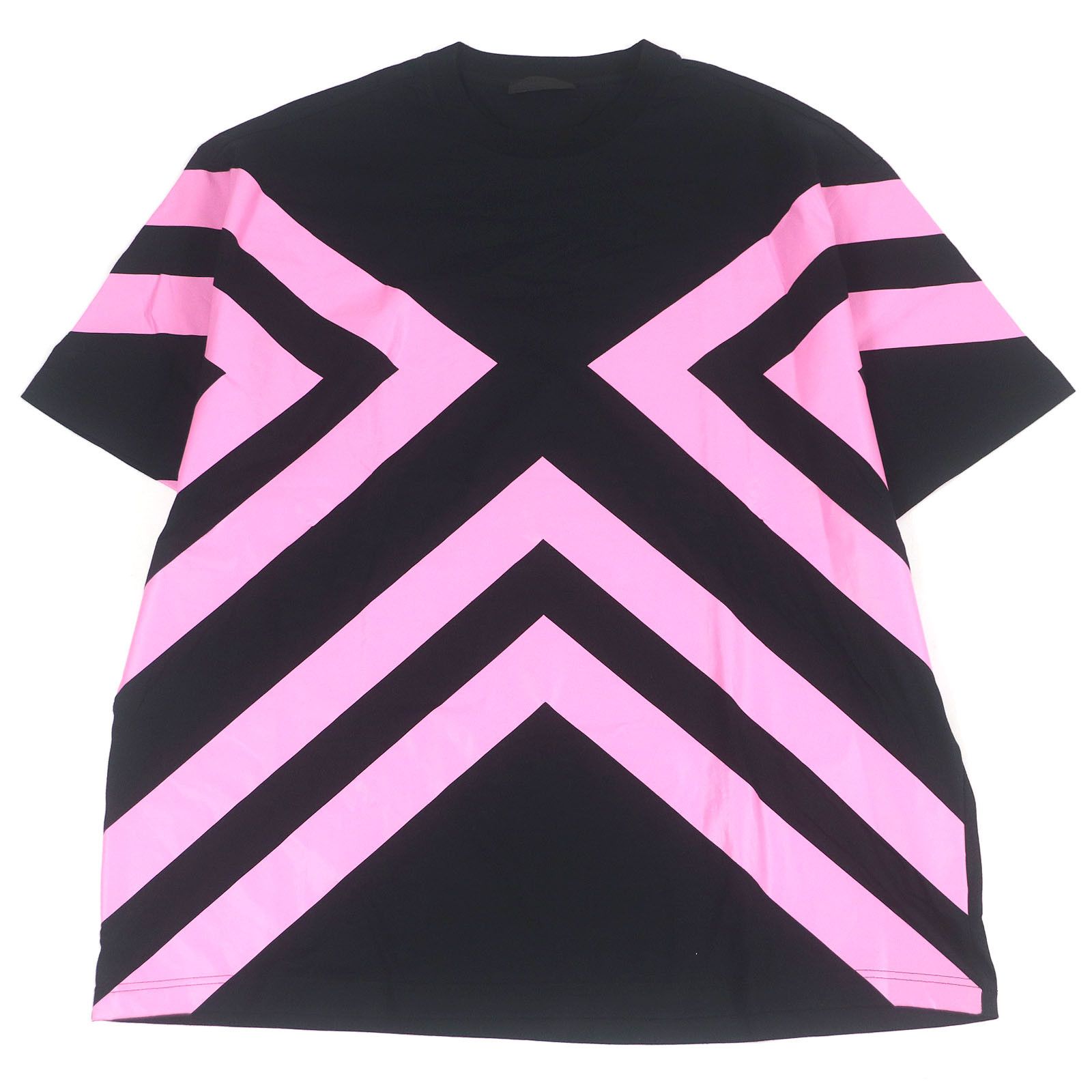 Prada Prada Prada Triangle Logo Cotton T-shirt Cotton T-Shirts DUTY FREE for USA Size ONE SIZE - 1 Thumbnail