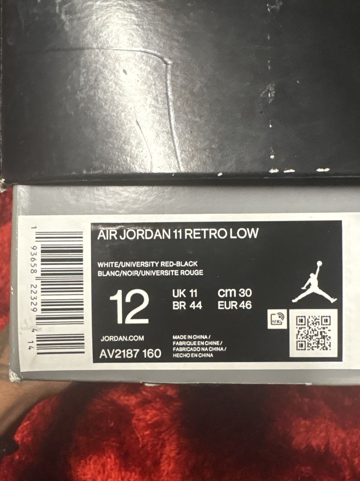 Jordan Brand Jordan 11 Retro Low Concord Bred Size US 12 / EU 45 - 9 Thumbnail