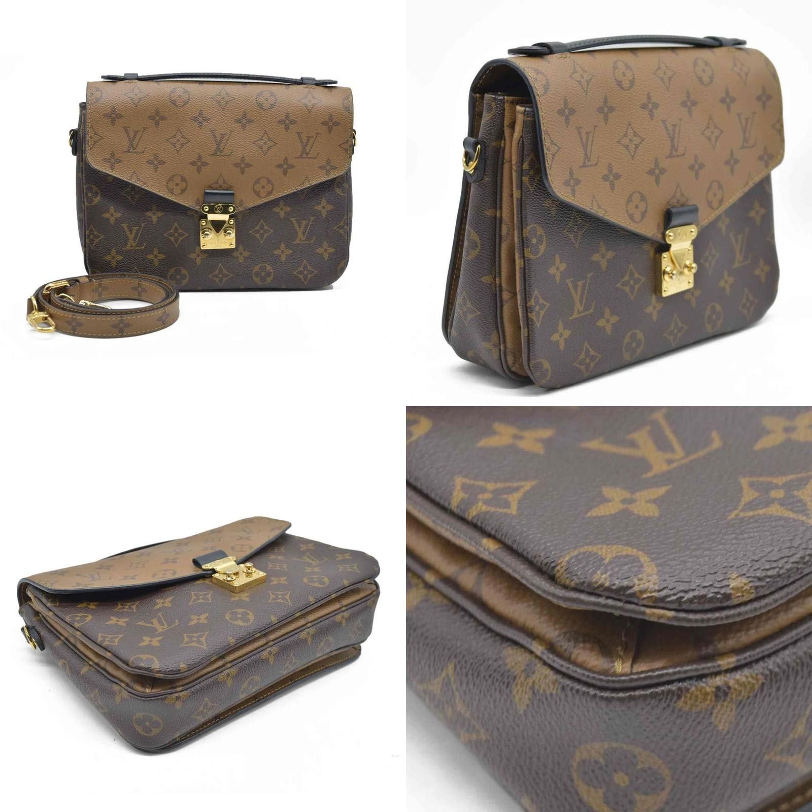Louis Vuitton $2790 Louis Vuitton Reverse Monogrm Pochette Metis SD0169 Size ONE SIZE - 2 Thumbnail