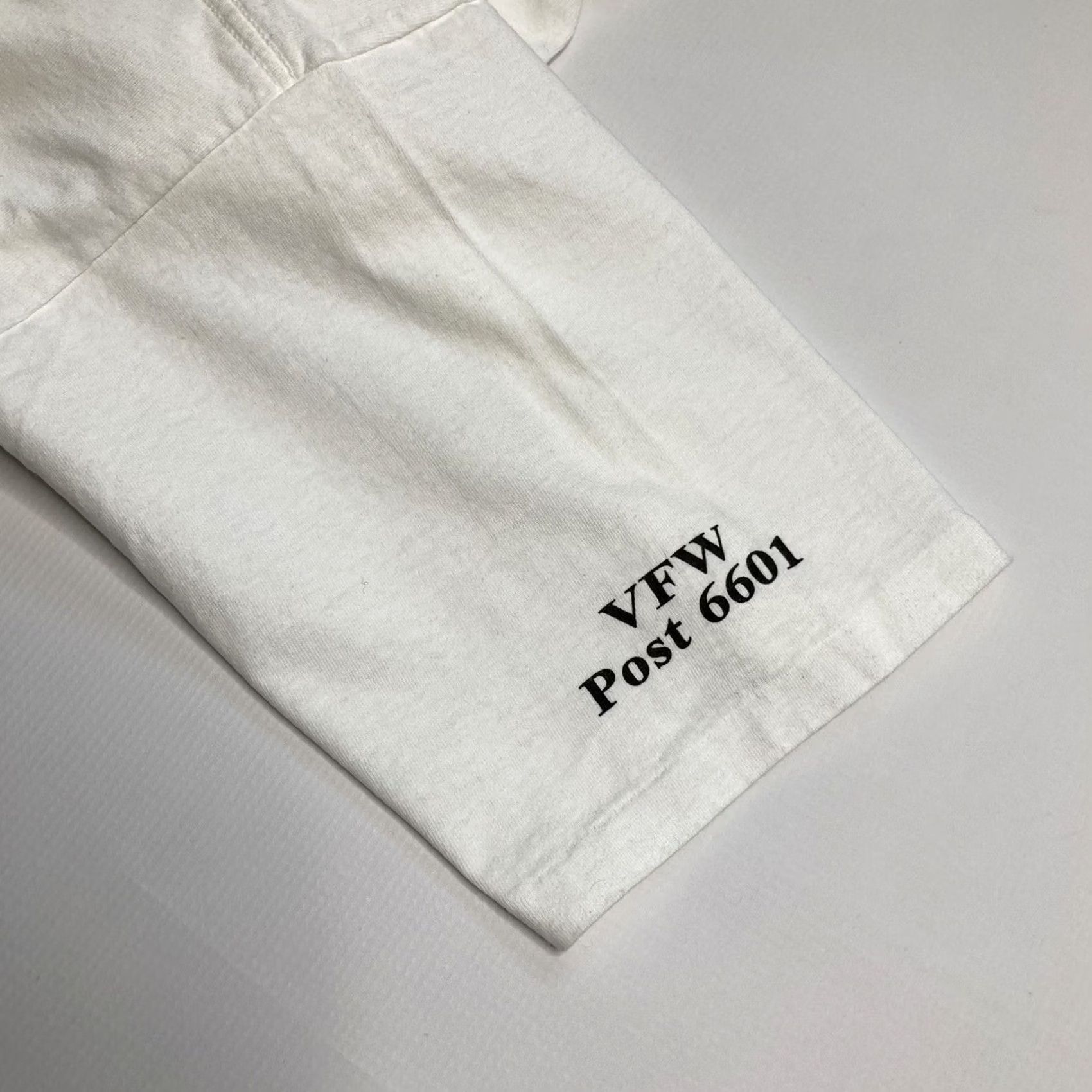 Vintage VINTAGE Proud to Be An American T Shirt XL 1990s White 3D Flag Eagle Patriot VFW Alore Mens Size US XL / EU 56 / 4 - 3 Thumbnail