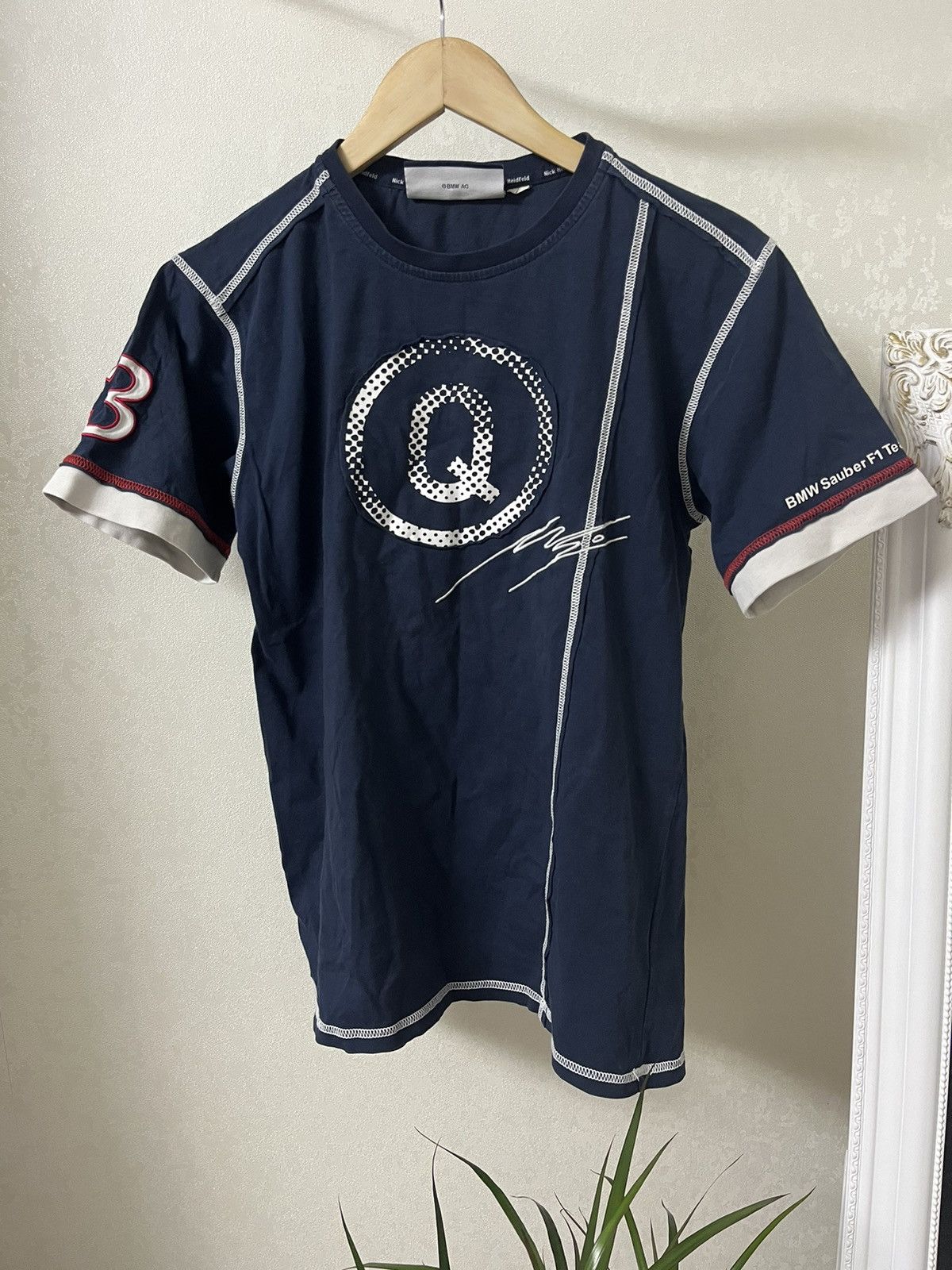 BMW × Vintage BMW Sauber F1 Nick Heidfeld Vintage Racing T Shirt Size US S / EU 44-46 / 1 - 1 Thumbnail