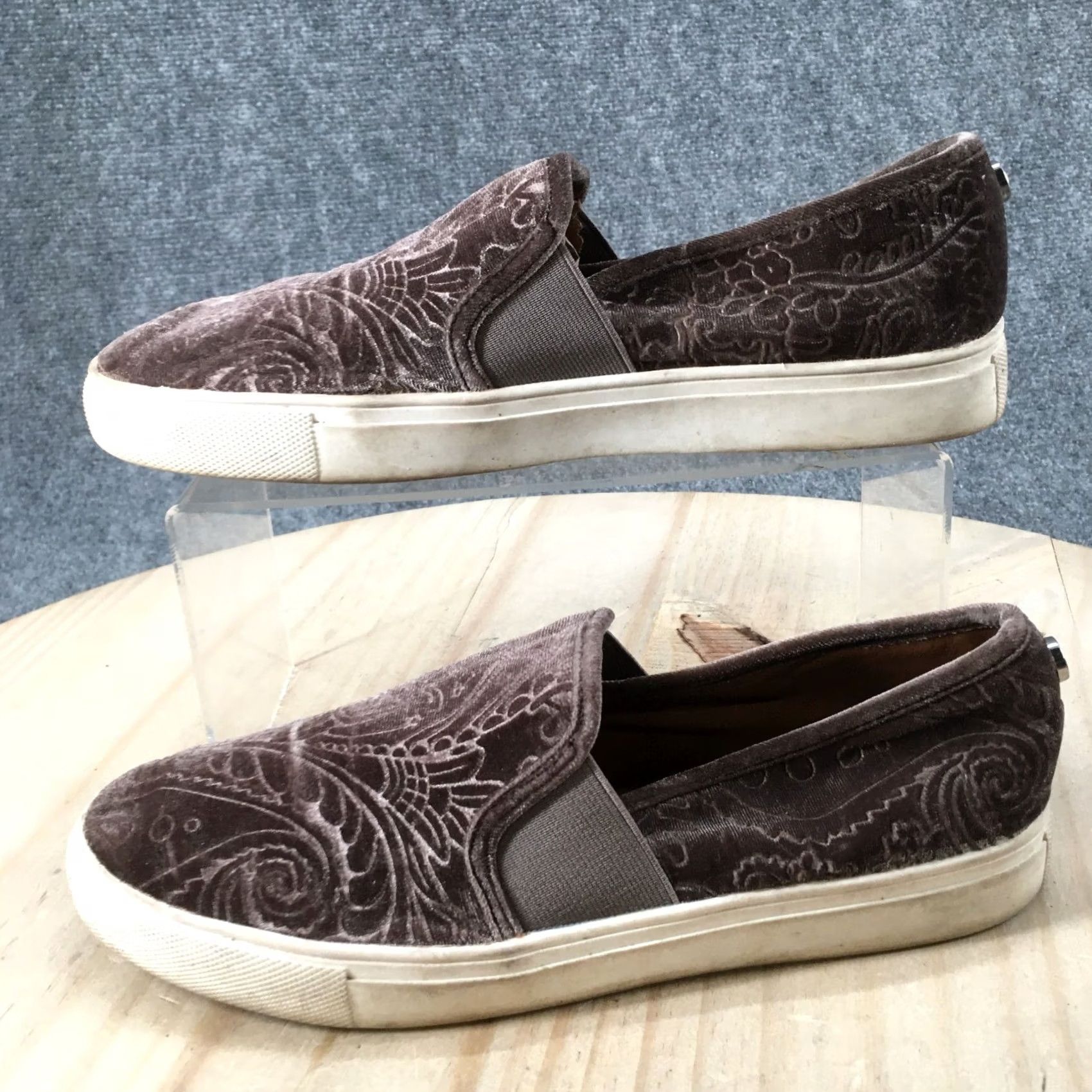 Steve Madden Steve Madden Evangel Flats Loafer Shoes Brown Fabric Slip On Low Top 8.5M Womens Size M / US 6-8 / IT 42-44 - 2 Thumbnail