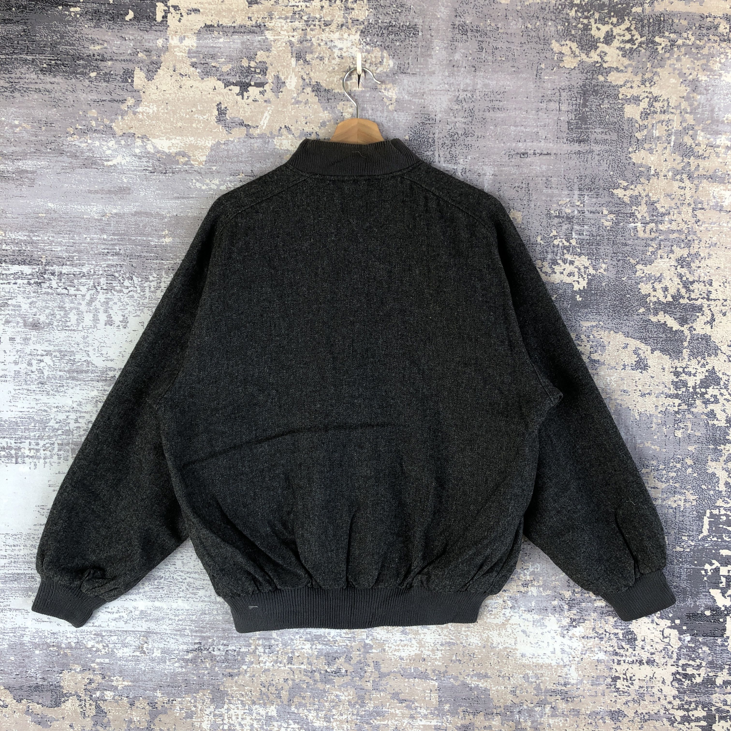 Vintage Vintage Sharpman Bomber Jacket Varsity Wool Jacket Size US M / EU 48-50 / 2 - 2 Thumbnail