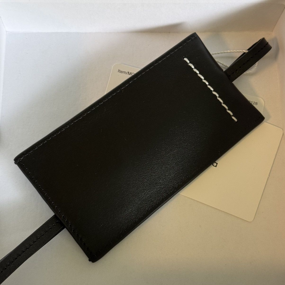 MM6 MM6 Maison Margiela Leather Key Tag Holder Size ONE SIZE - 7 Thumbnail