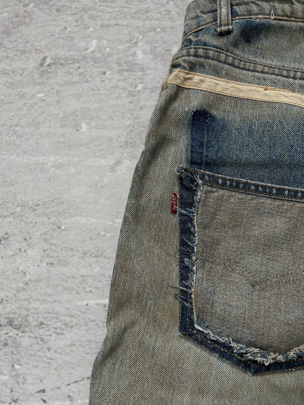 Levi's Vintage Clothing 🔥VINTAGE LEVIS SILVER TAB CUSTOM DISTRESSED DENIM JEANS 90s🔥 Size US 32 / EU 48 - 17 Thumbnail