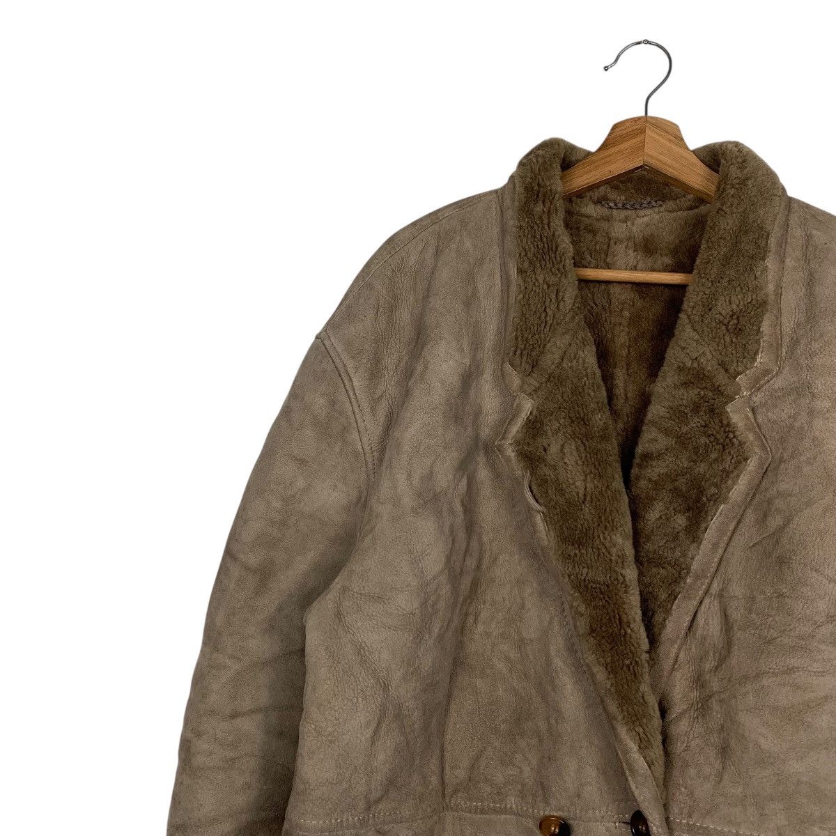 Other Authentic Leather Women Shearling Coat Size M / US 6-8 / IT 42-44 - 6 Thumbnail