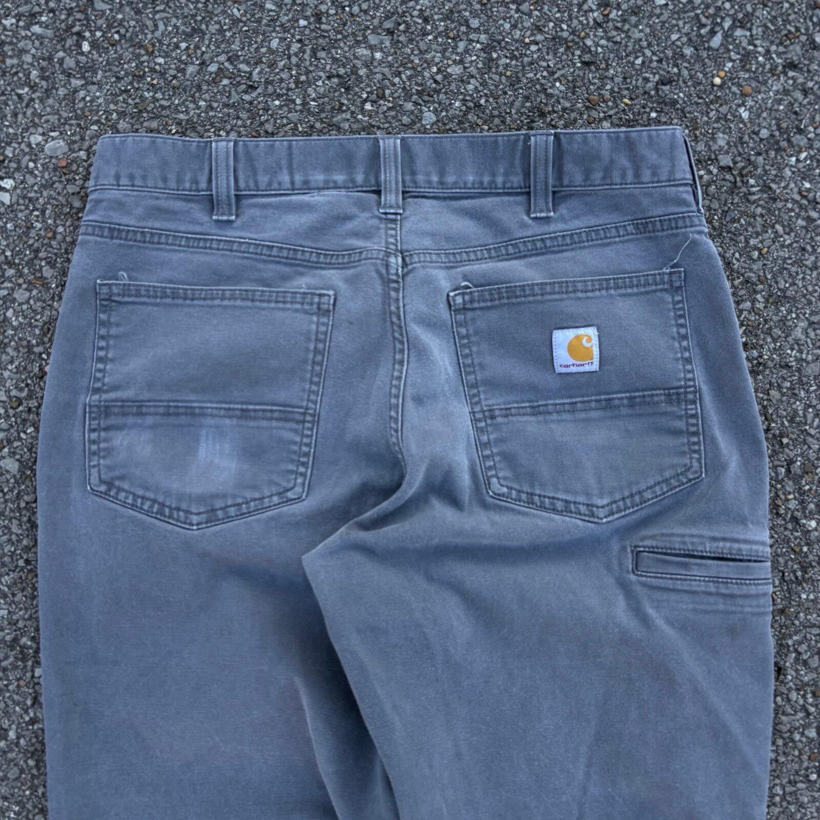 Carhartt Vintage 90s gray Carhartt pants Size US 34 / EU 50 - 4 Thumbnail