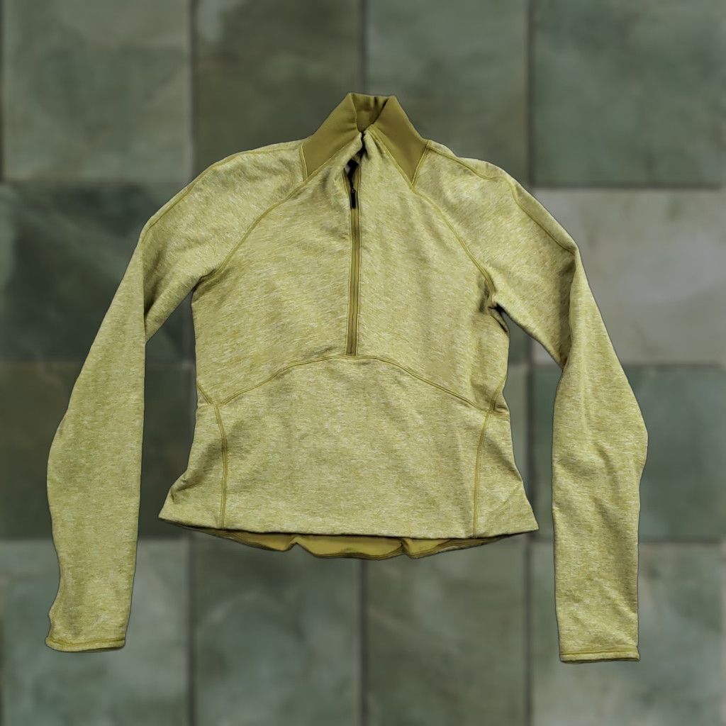 Lululemon Lululemon Jacket Womens 6 Green Always Alert Half Zip Thumbholes Pockets Size M / US 6-8 / IT 42-44 - 1 Thumbnail