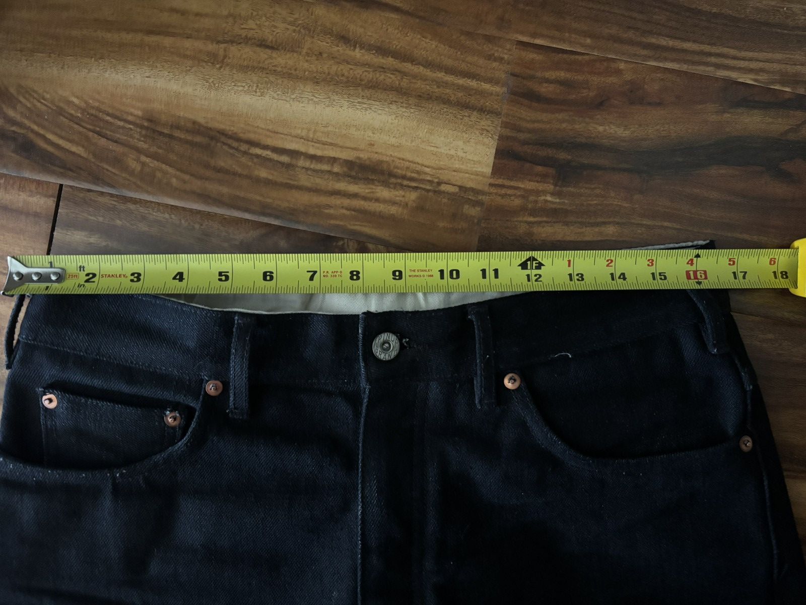 Vintage Pinup rags black 1937 jeans Size US 32 / EU 48 - 6 Thumbnail