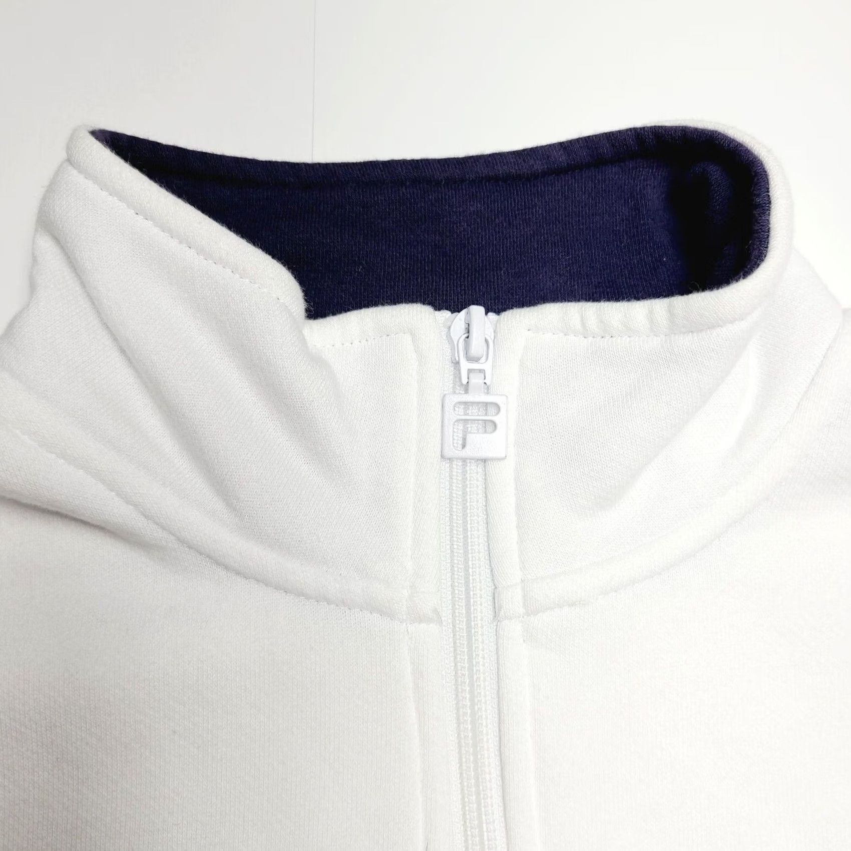 Fila Fila Women’s White 1/4 Zip Logo Pullover Sweatshirt Size S Size S / US 4 / IT 40 - 2 Thumbnail
