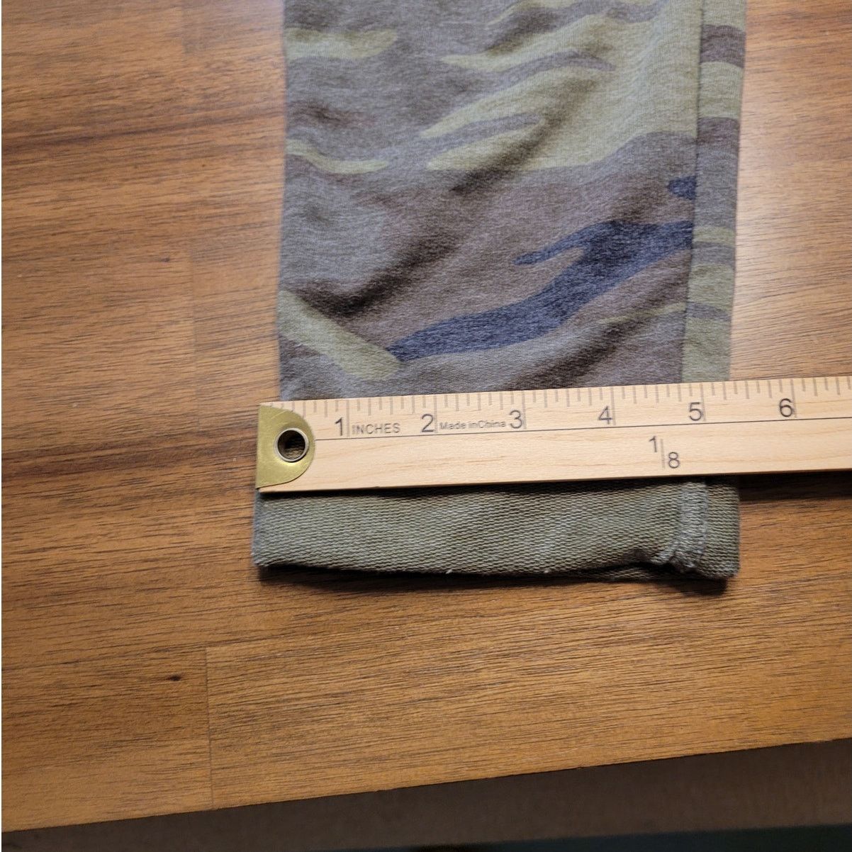 Z Supply Z SUPPLY Overalls XS Green Camo Stretch Knit Cuffed Size 30" / US 8 / IT 44 - 10 Thumbnail
