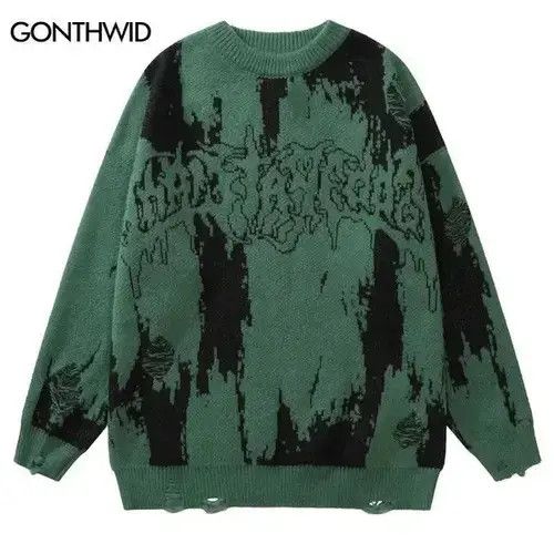 Aran Isles Knitwear Hip Hop Ripped Sweaters Grunge Y2K Vintage Size US M / EU 48-50 / 2 - 3 Thumbnail