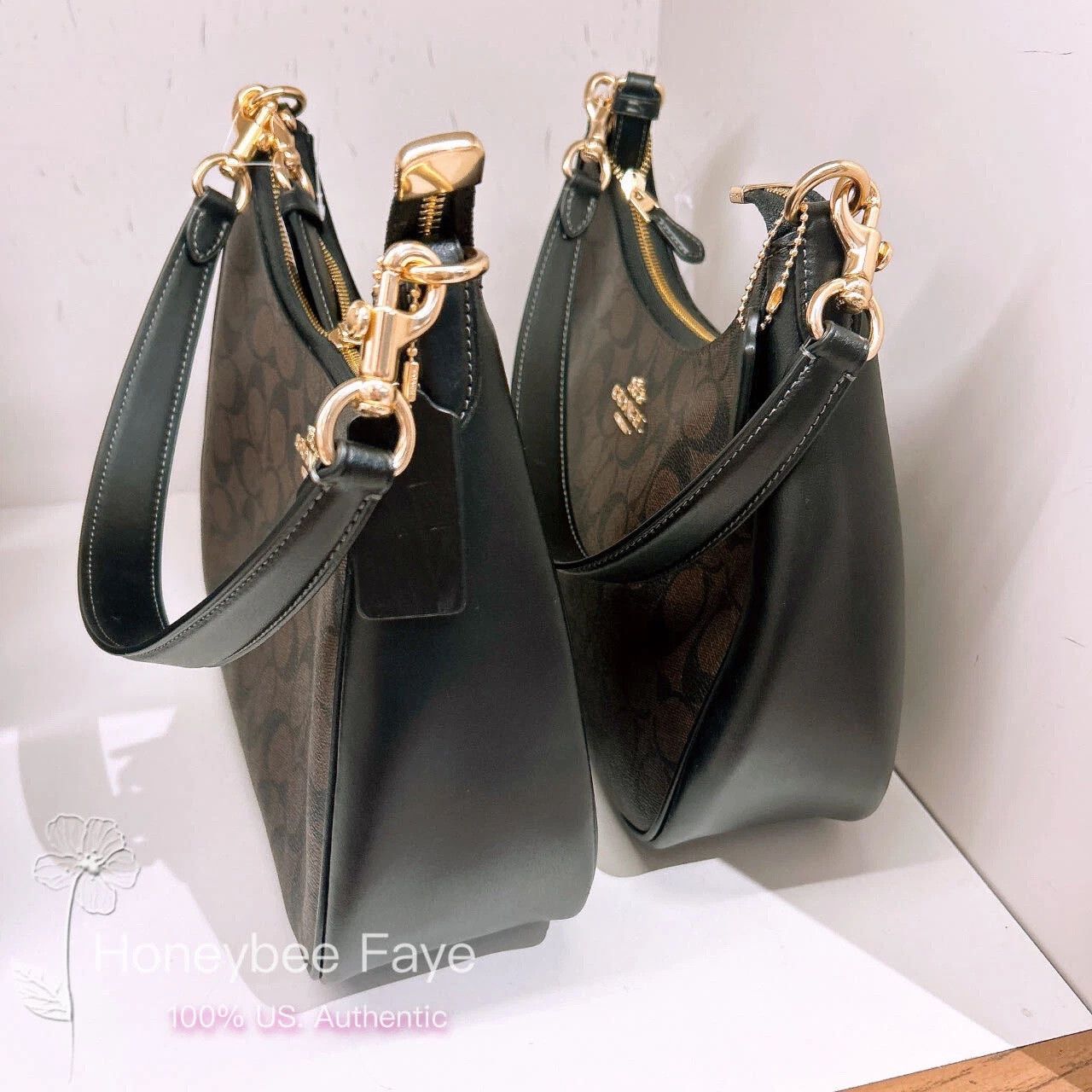 Coach NWT COACH Teri Hobo Bag In Signature Canvas CK161 Size ONE SIZE - 3 Thumbnail
