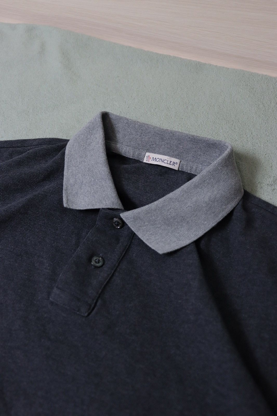 Moncler Moncler MAGLIA Polo High Quality Rare Authentic Piece Size L Size US L / EU 52-54 / 3 - 5 Thumbnail