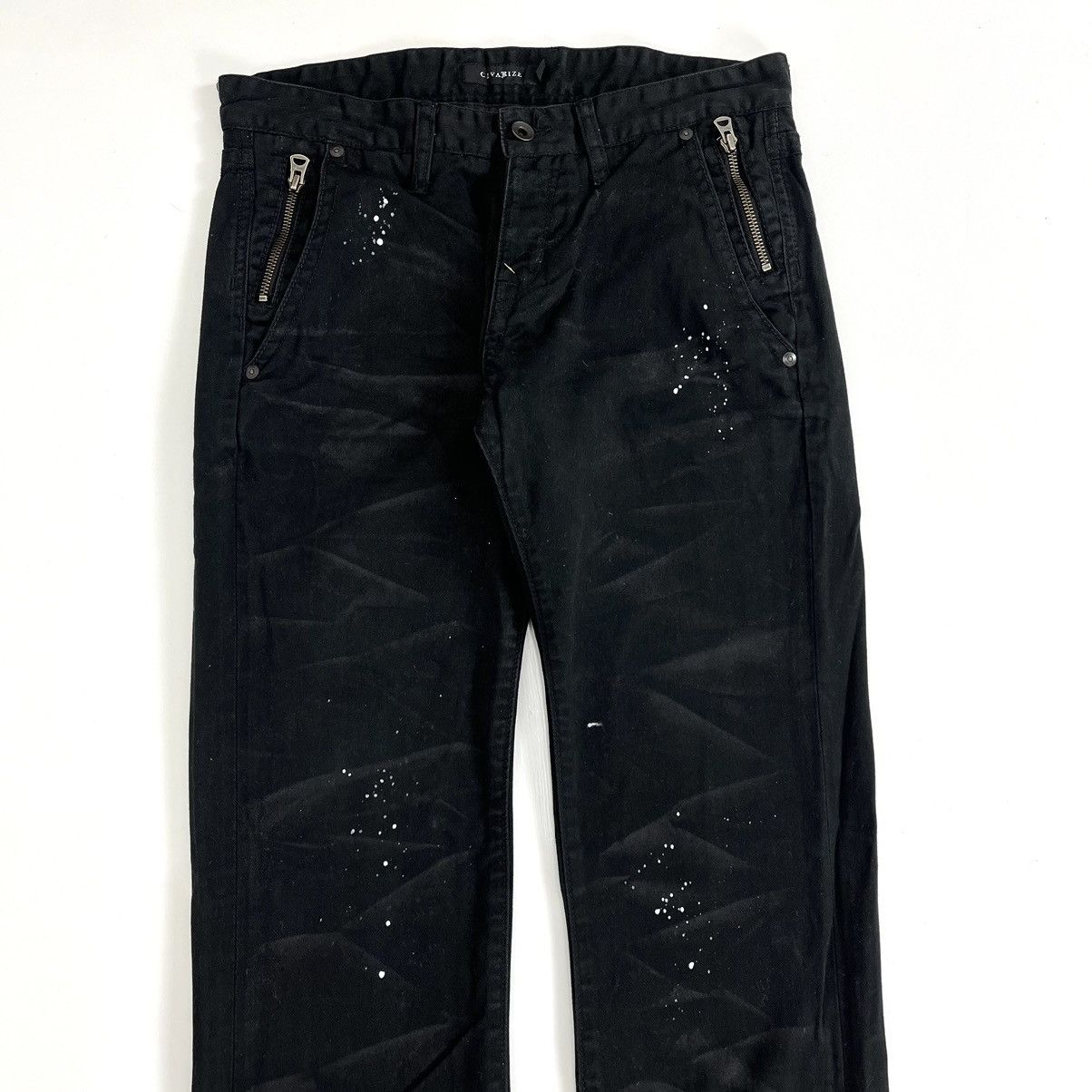 CIVARIZE × Japanese Brand × Tornado Mart Y2K Civarize Multi Zipper Painted Lgb Seditianories Pants Size US 31 - 3 Thumbnail
