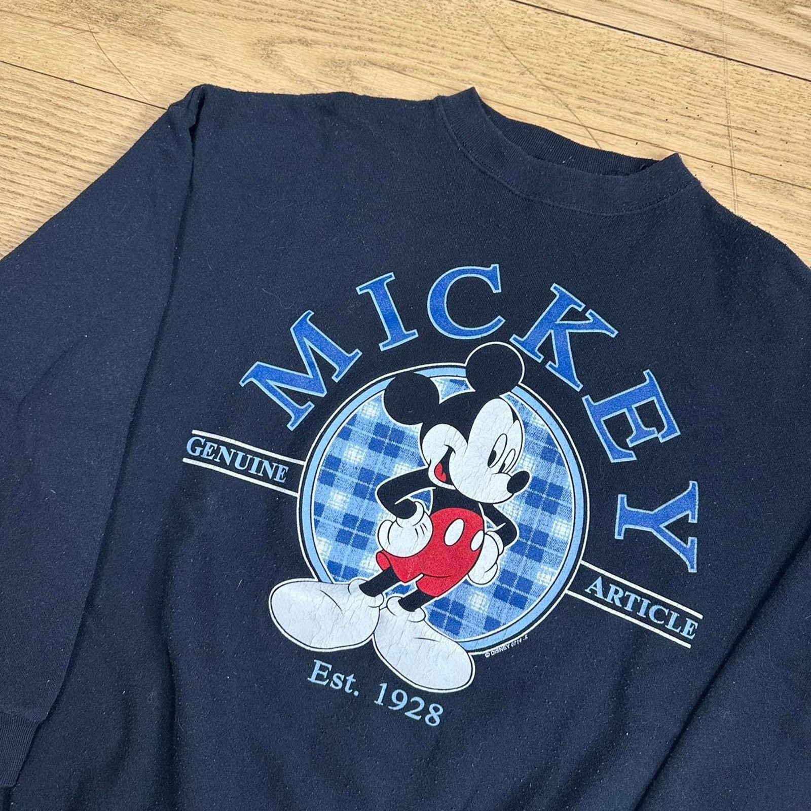 Disney × Vintage Vintage Mickey Mouse Sweatshirt Size US L / EU 52-54 / 3 - 2 Thumbnail