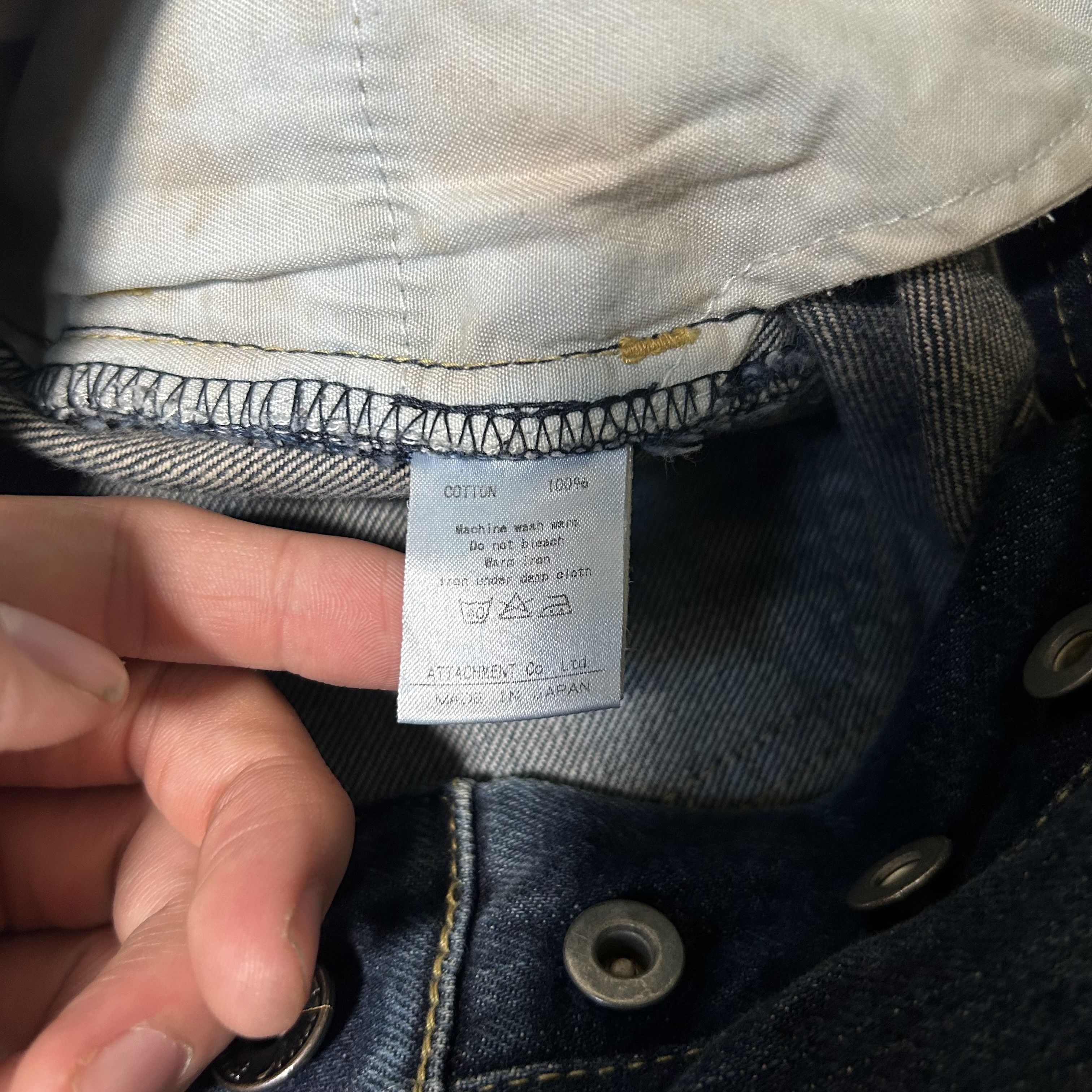 Kazuyuki Kumagai Attachment Kazuyuki Kumagai Attachment J-Cut Bootcut Flared Denim Jeans Size US 30 / EU 46 - 7 Thumbnail