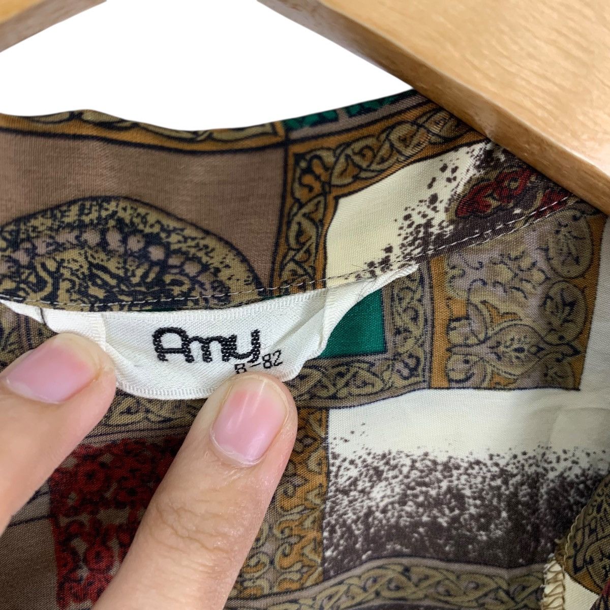 Vintage Vintage AMY PARIS Taj Mahal Painting Casual Tee Shirt Button Size M / US 6-8 / IT 42-44 - 7 Thumbnail