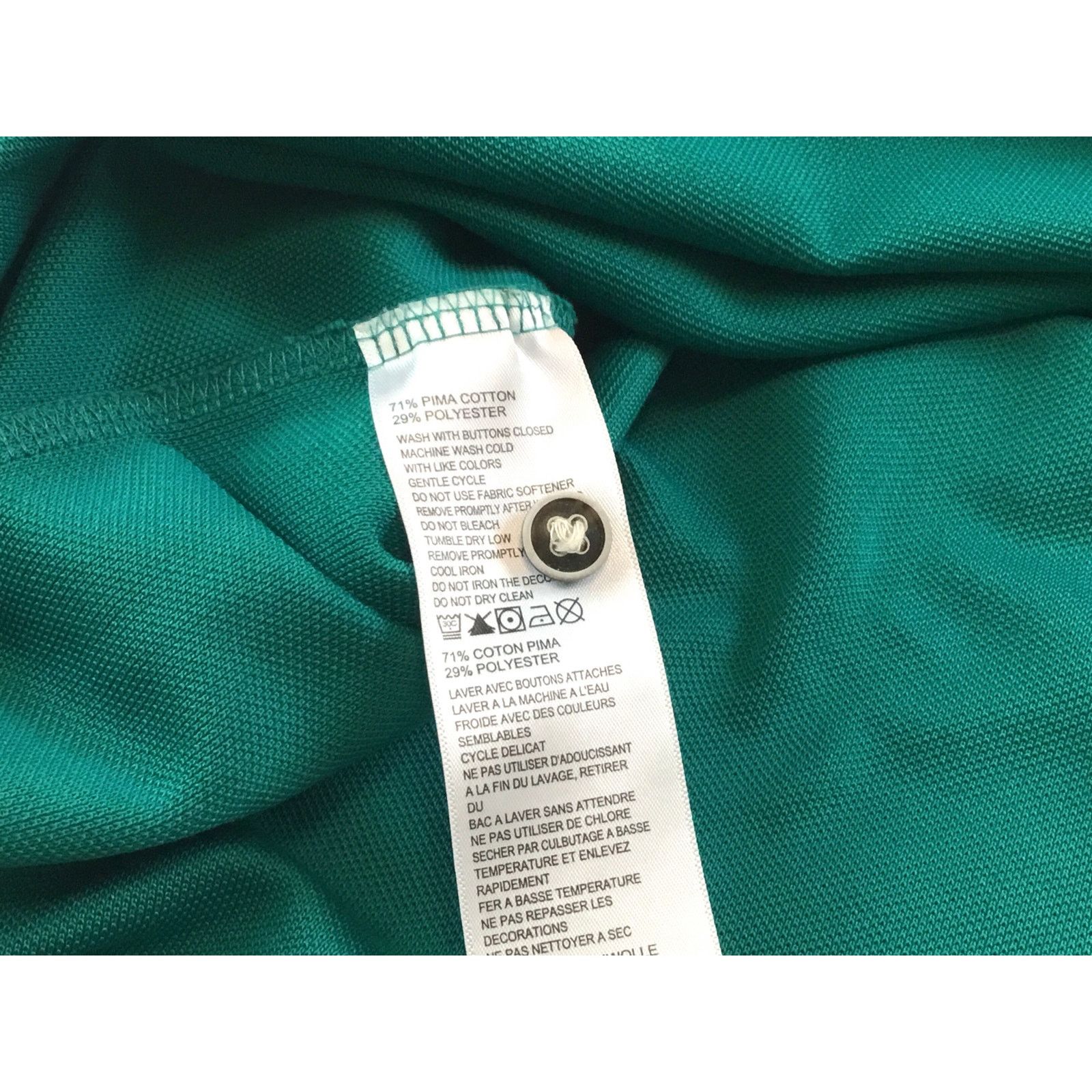 Tommy Bahama Tommy Bahama Emerald Green Logo Polo Shirt Size Medium Size US M / EU 48-50 / 2 - 5 Thumbnail