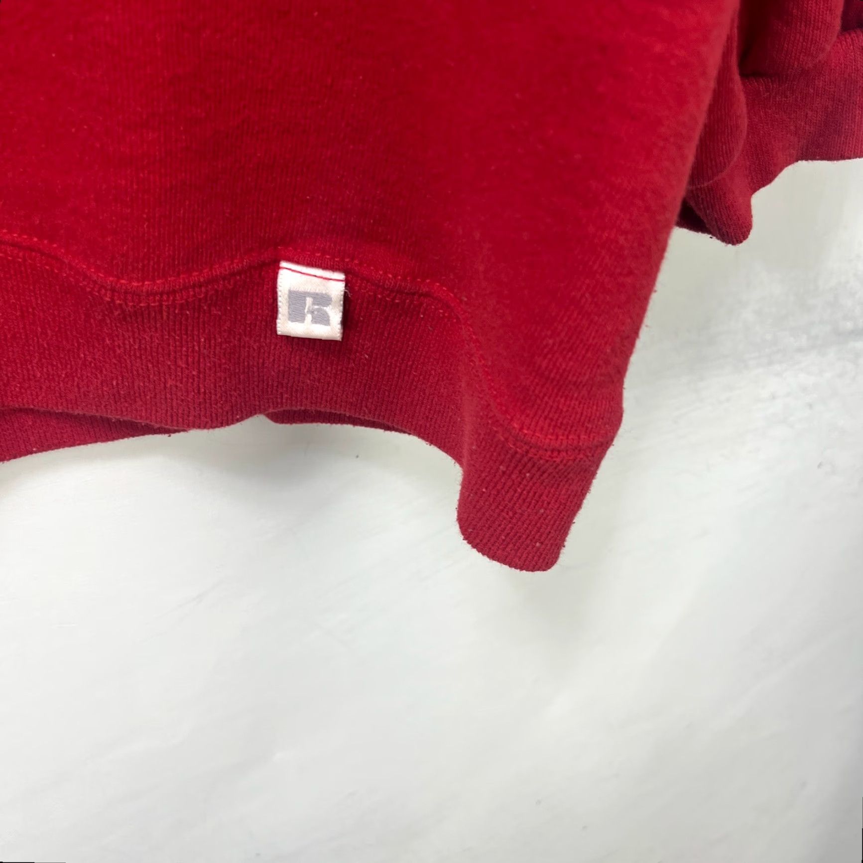 Russell Athletic VINTAGE Russell Athletic Sweatshirt Red L 90s Mens Hoodie Pullover Crew Neck Long Sleeve Cotton All Seasons Vintage 90s Theme 90s Way Size US L / EU 52-54 / 3 - 4 Thumbnail