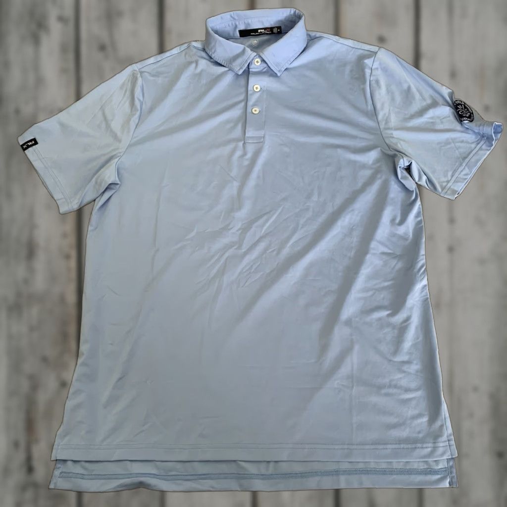 RLX Ralph Lauren RLX Ralph Lauren Golf Shirt Mens M Short Sleeve Polo Blue Size US M / EU 48-50 / 2 - 1 Thumbnail