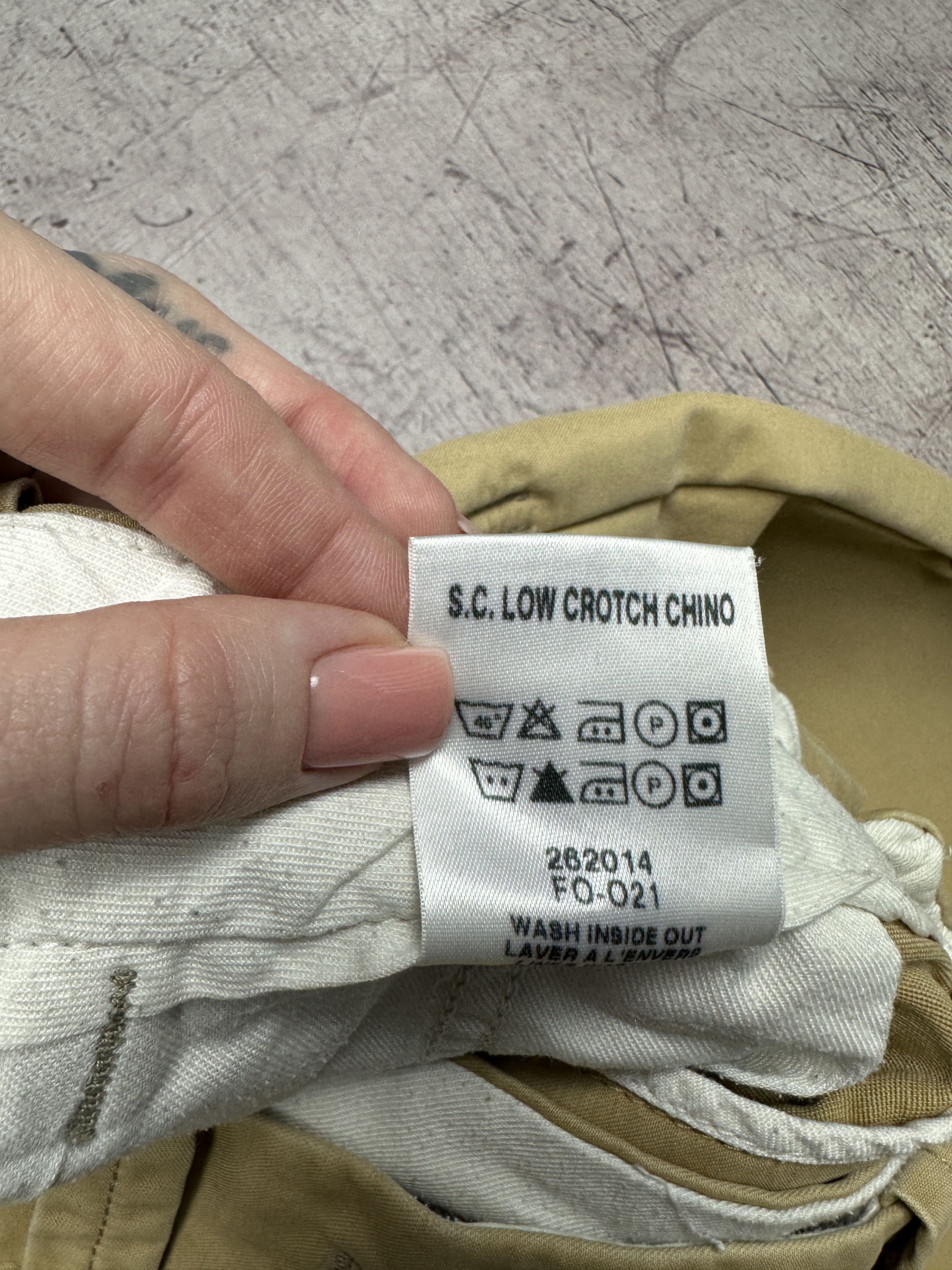 G-Star G Star Raw 90s Vintage Mens Low Crotch Chino Pants Size US 34 / EU 50 - 5 Thumbnail