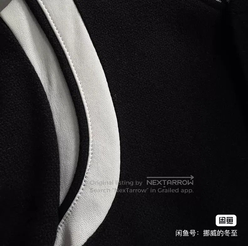 Saint Laurent Paris Saint Laurent Paris Original Black and White Baseball Jack Size US M / EU 48-50 / 2 - 4 Thumbnail