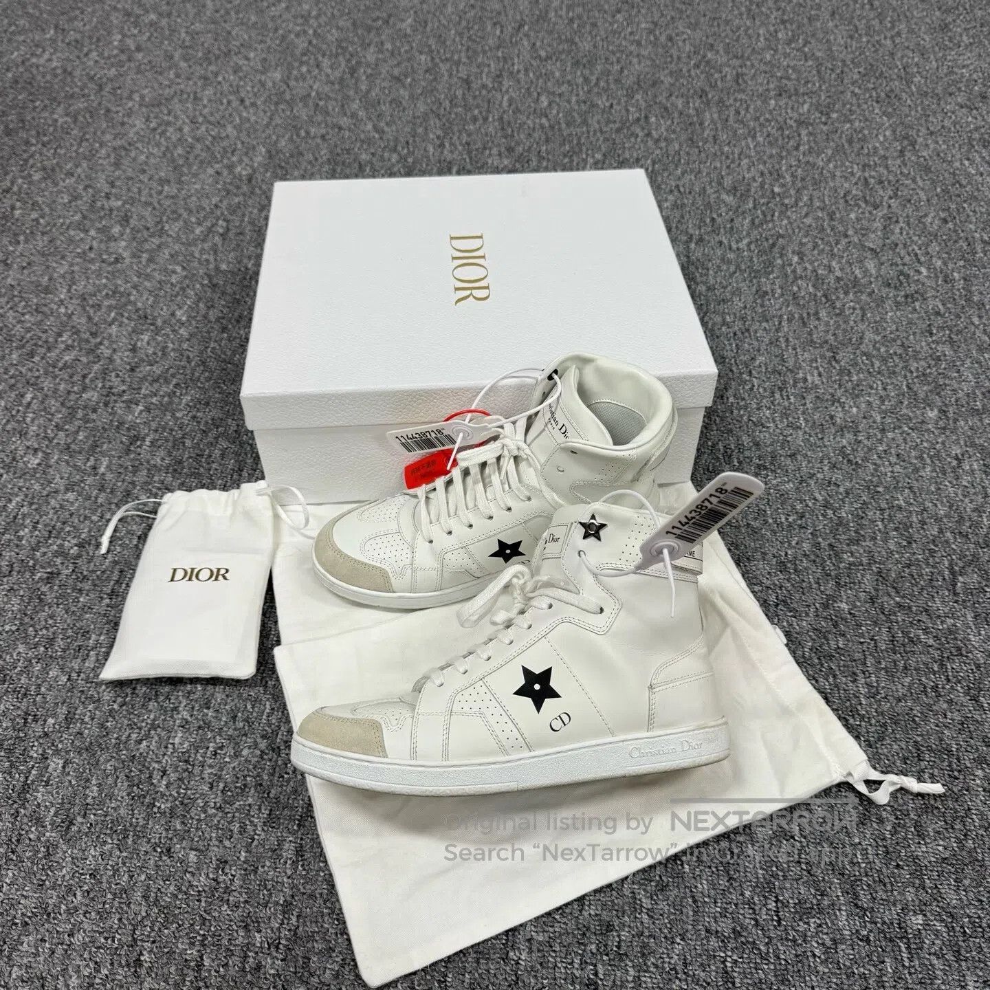 Dior Dior Spliced suede high-top board shoes| Size US 6 / IT 36 - 1 Thumbnail