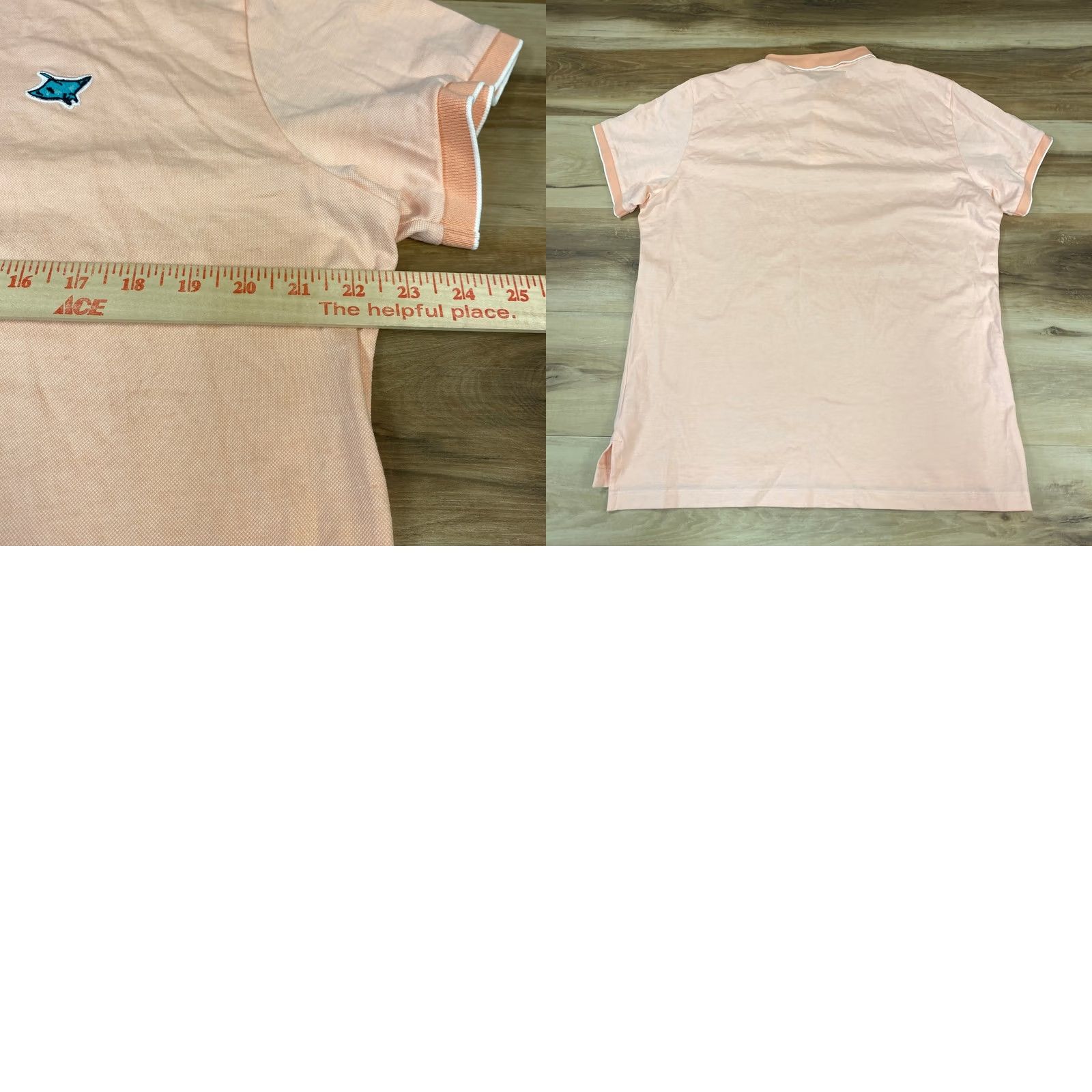 Bonobos Bonobos Slim Fit Polo Shirt Peach XL Cotton Logo Tipped Slim Casual Men Size US XL / EU 56 / 4 - 8 Thumbnail
