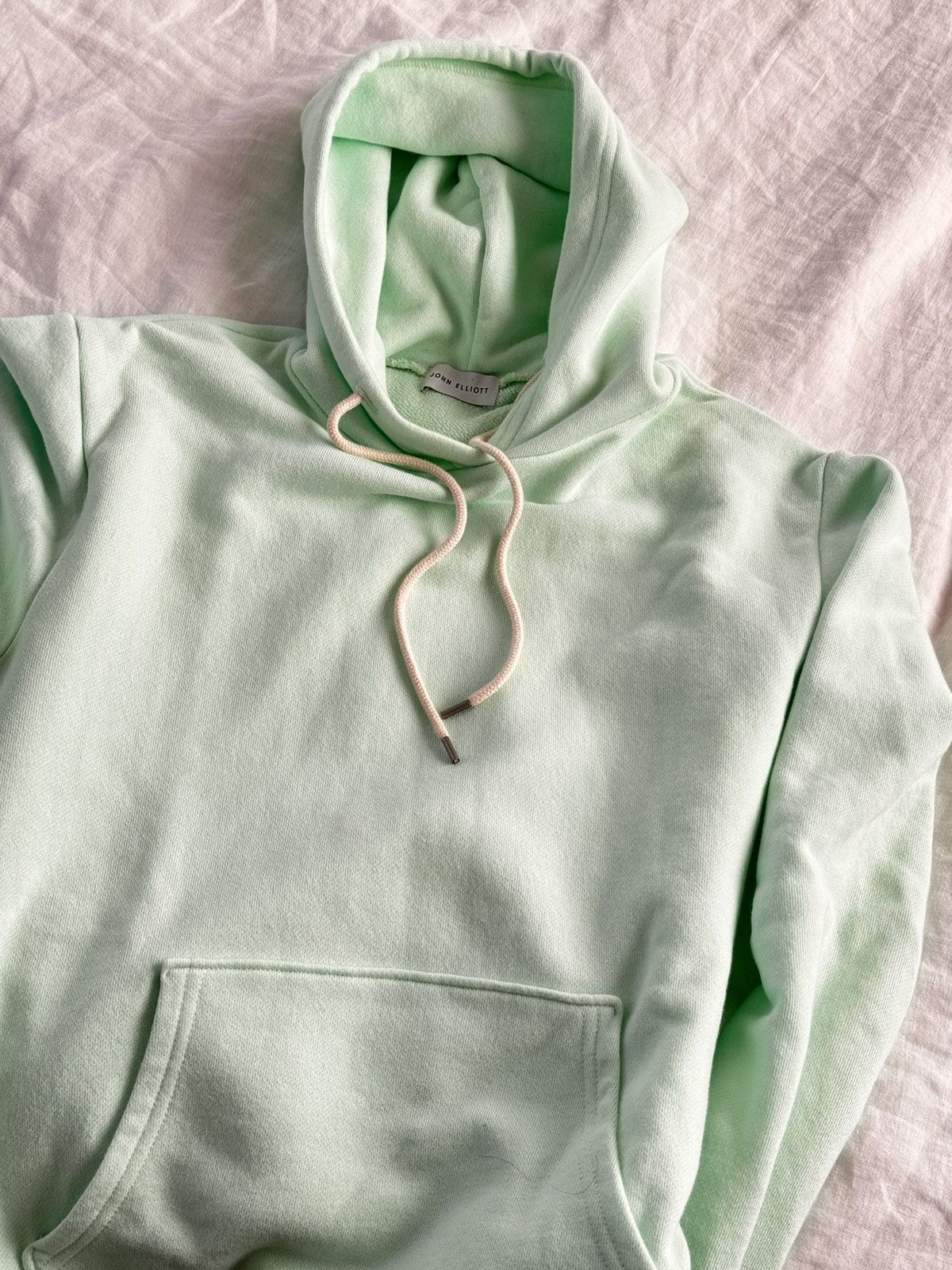 image of John Elliott Beach Hoodie in Mint, Men's (Size Small)