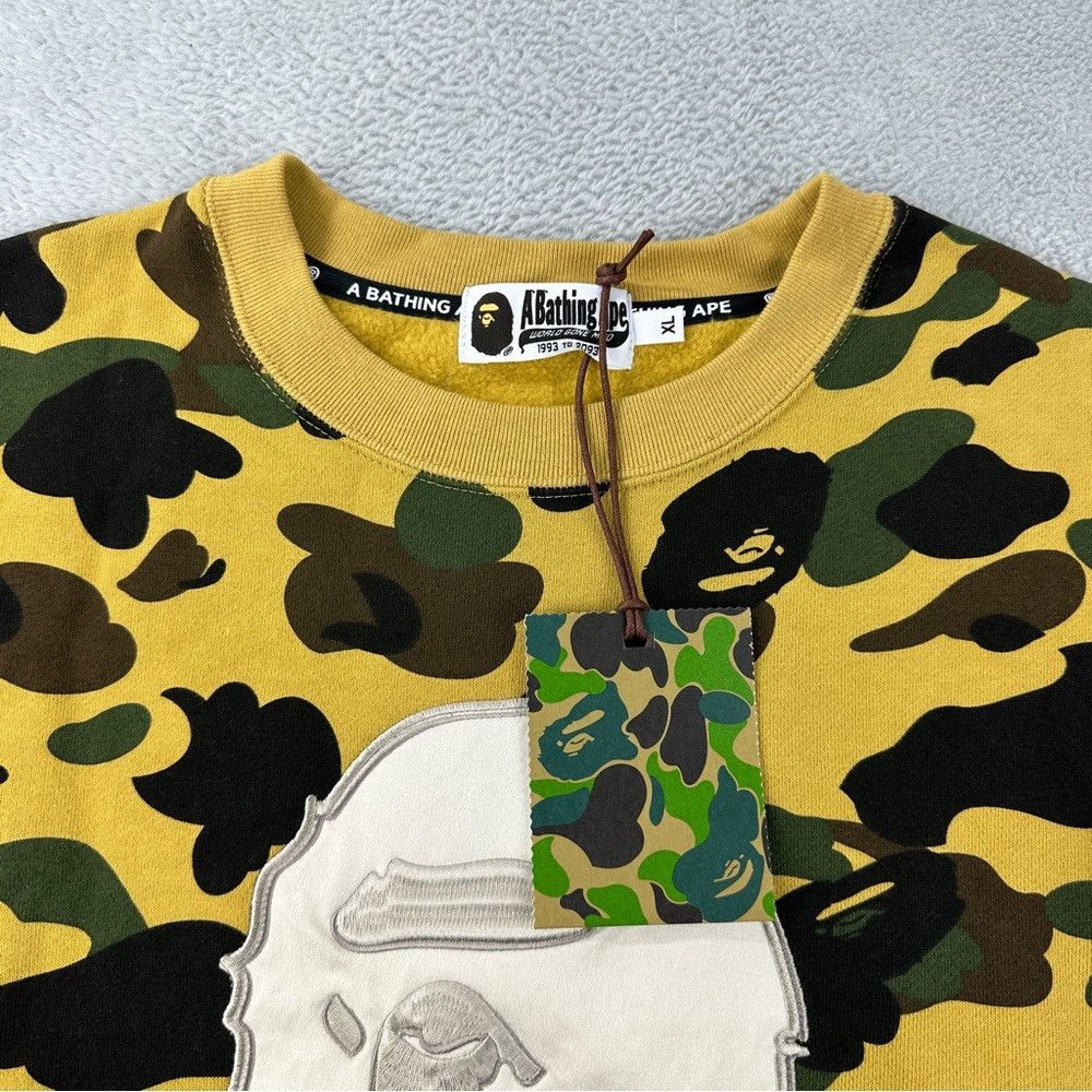Bape 1st Camo Ape Head Crewneck Size US XL / EU 56 / 4 - 4 Thumbnail