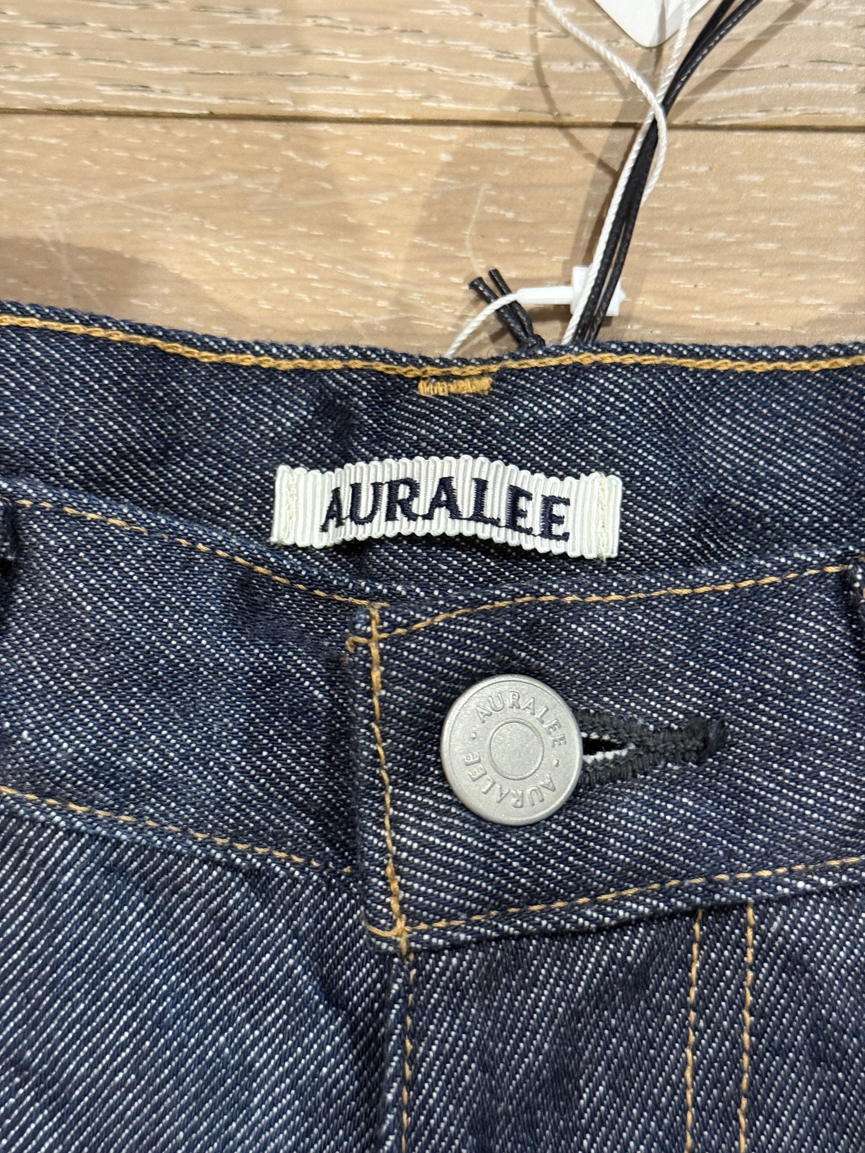 Auralee 💚 Auralee Hard Twist Denim 5P Pants Indigo Zip Fly NEW Size US 32 / EU 48 - 5 Thumbnail