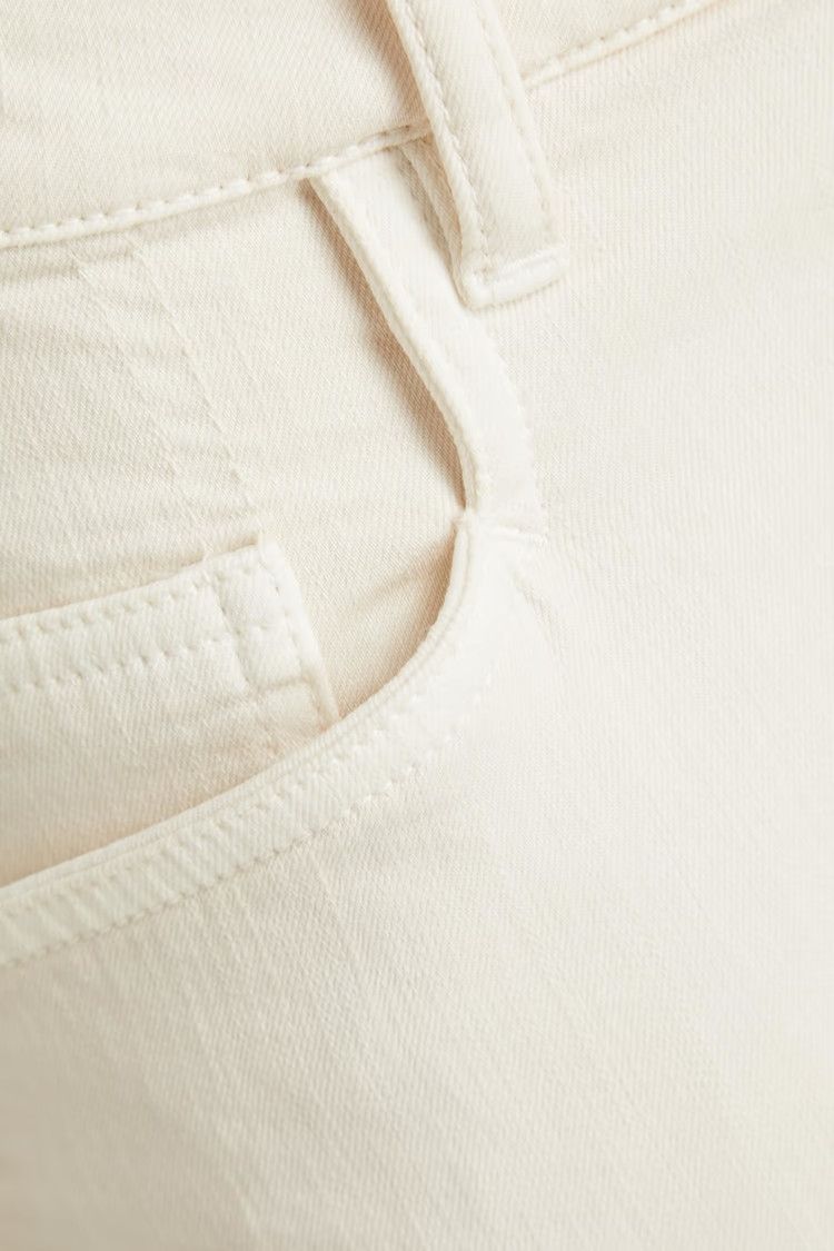 Rick Owens o1y0126 Denim Pant in White Size 27" / US 4 / IT 40 - 4 Thumbnail