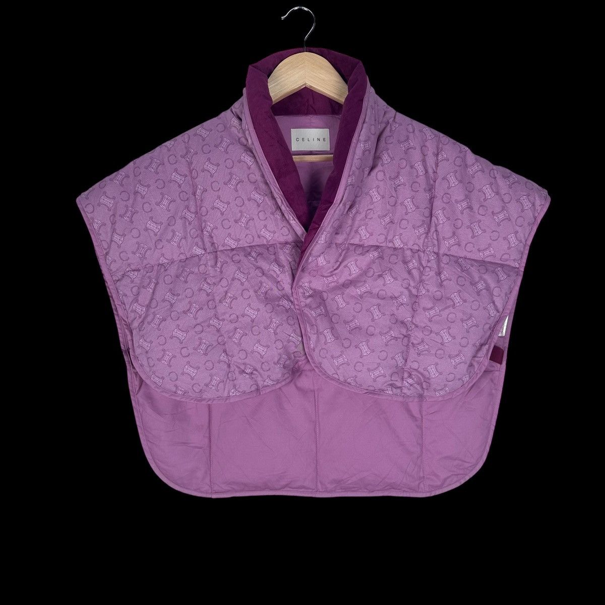 Celine CELINE MONOGRAM GOOSE PUFFER CROPPED VEST Size M / US 6-8 / IT 42-44 - 1 Thumbnail
