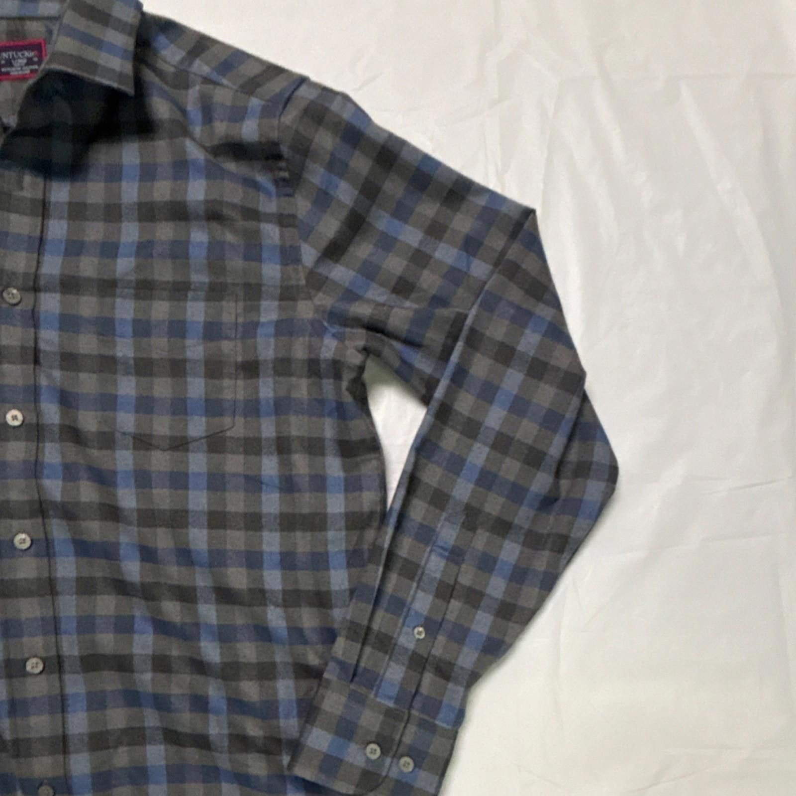 UNTUCKit Slim Fit Plaid Button-Up Shirt Size L Long Sleeve Untuckit Size US L / EU 52-54 / 3 - 3 Thumbnail