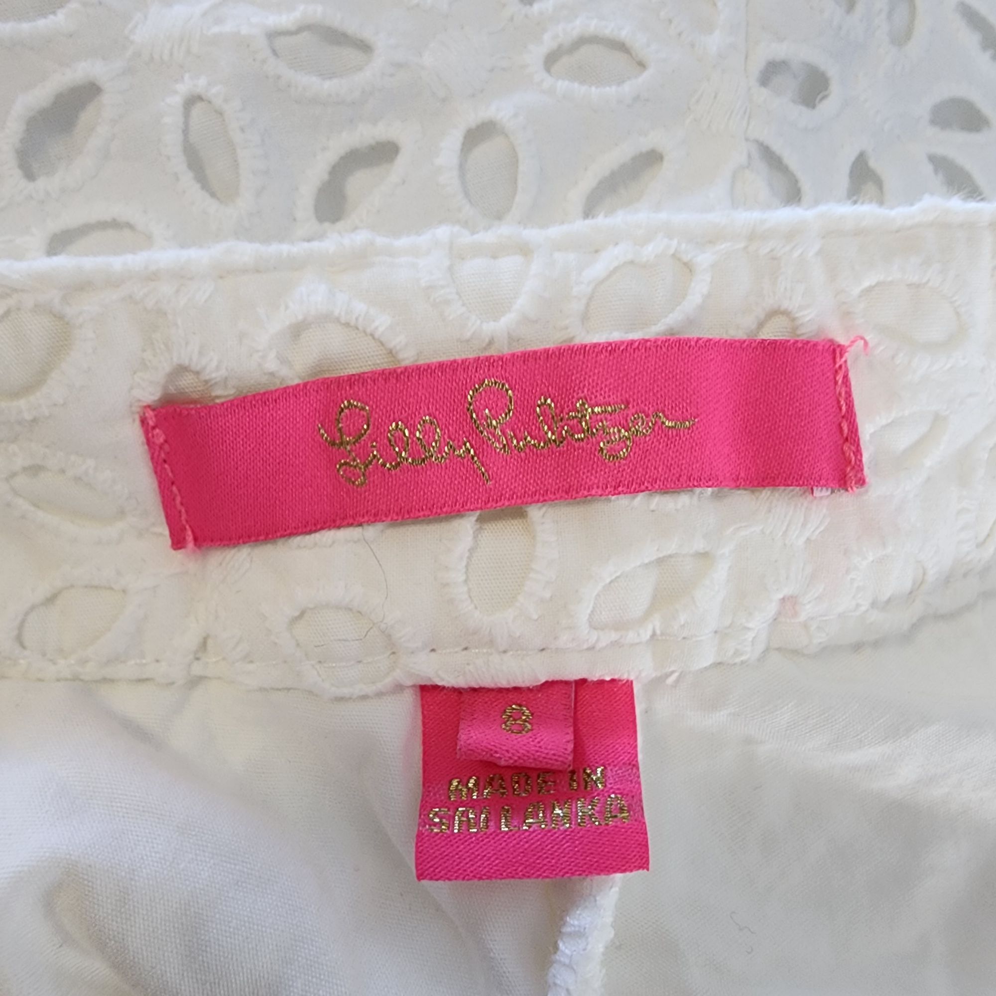 Lilly Pulitzer Lilly Pulitzer Kelly Shorts Resort White Oval Flower Petal S Size 30" / US 8 / IT 44 - 3 Thumbnail