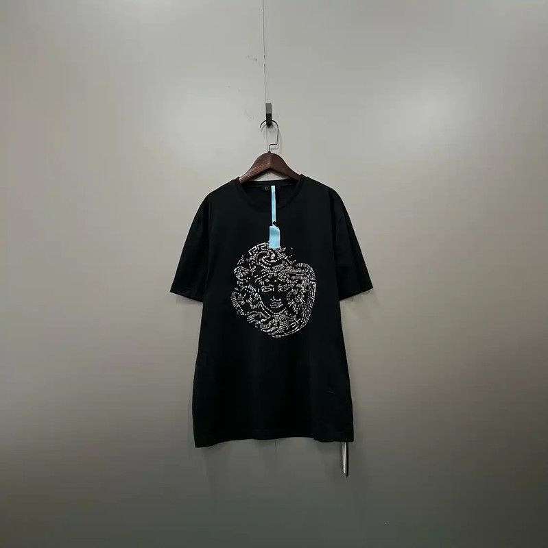 Versace Versace Summer Black Cotton Short Sleeve T-Shirt 0089 Size US S / EU 44-46 / 1 - 1 Thumbnail