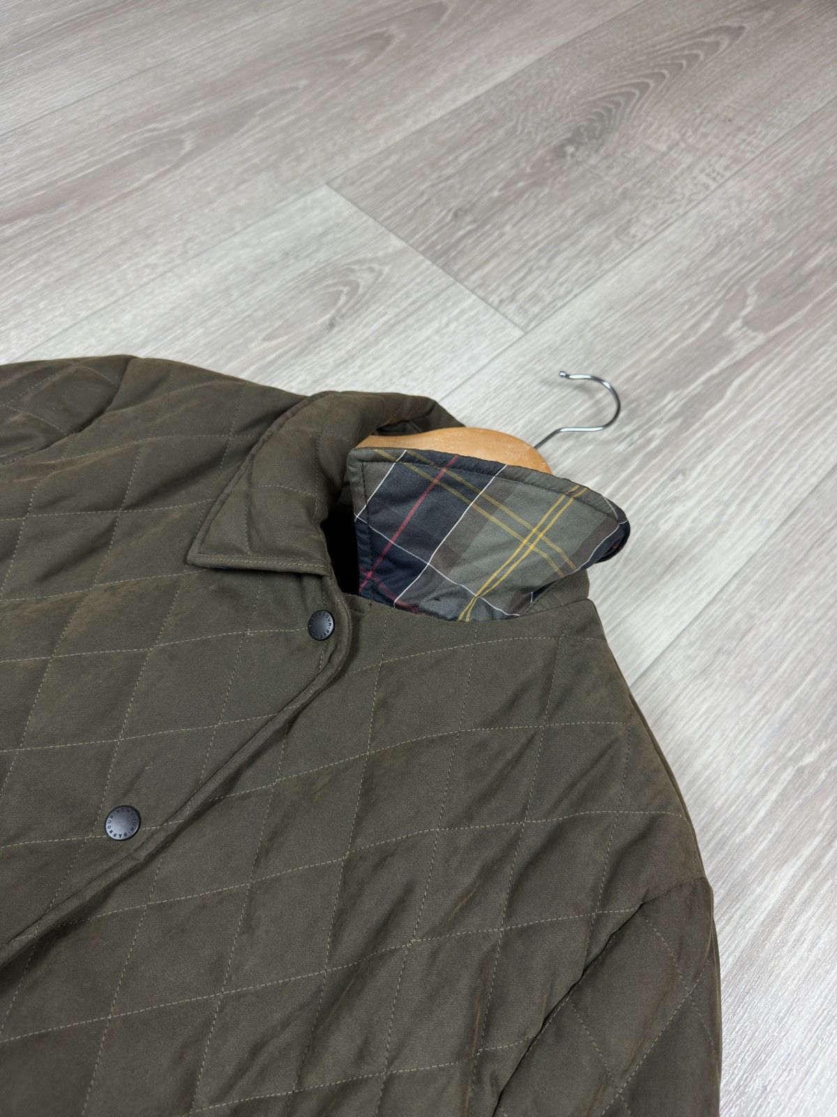 Barbour Vintage Barbour Cynthia Micro Fibre Quilt Jacket Size US 12 Size XL / US 12-14 / IT 48-50 - 7 Thumbnail