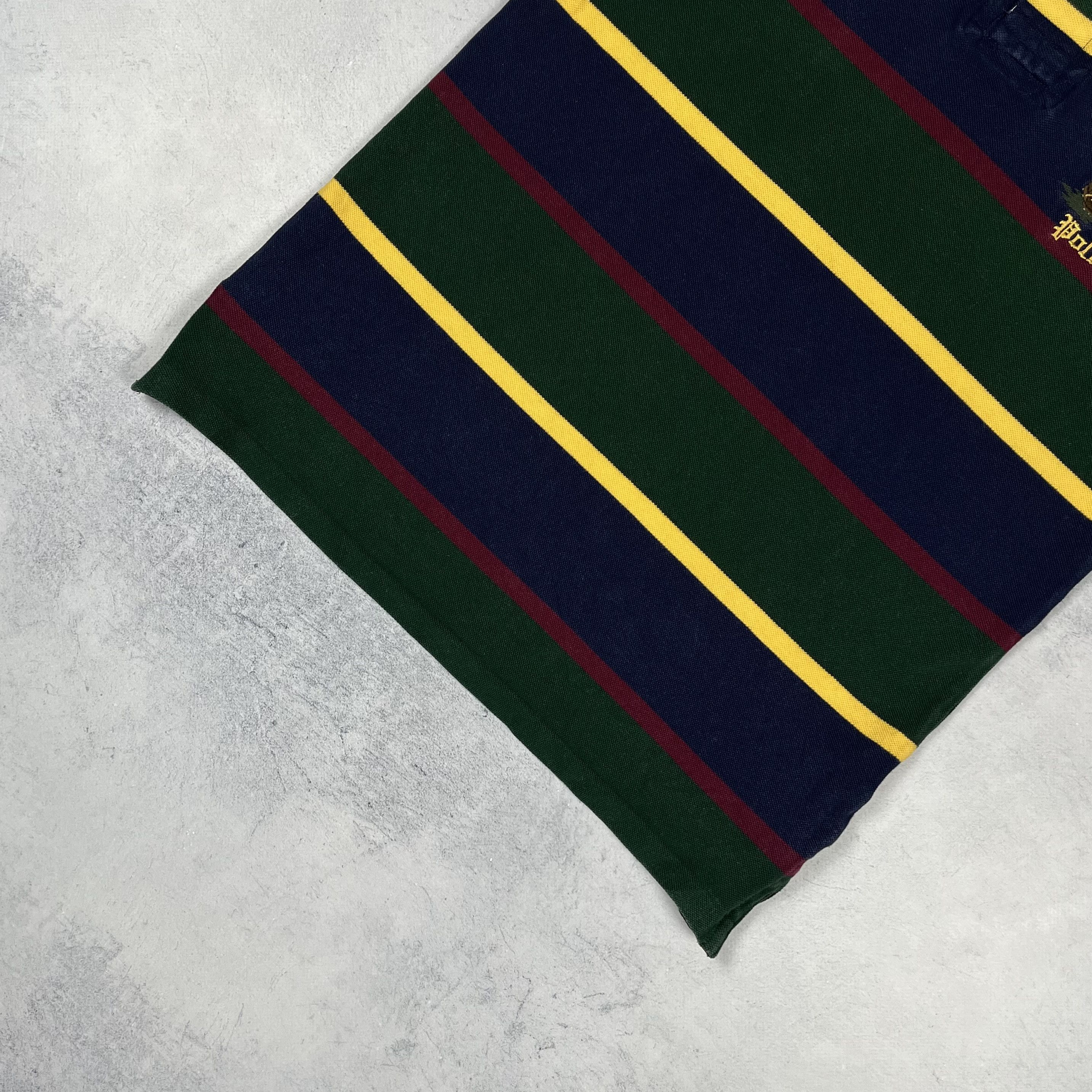 Polo Ralph Lauren Polo Ralph Lauren Polo Bear Rugby Stripped Polo Shirt Size US S / EU 44-46 / 1 - 4 Thumbnail