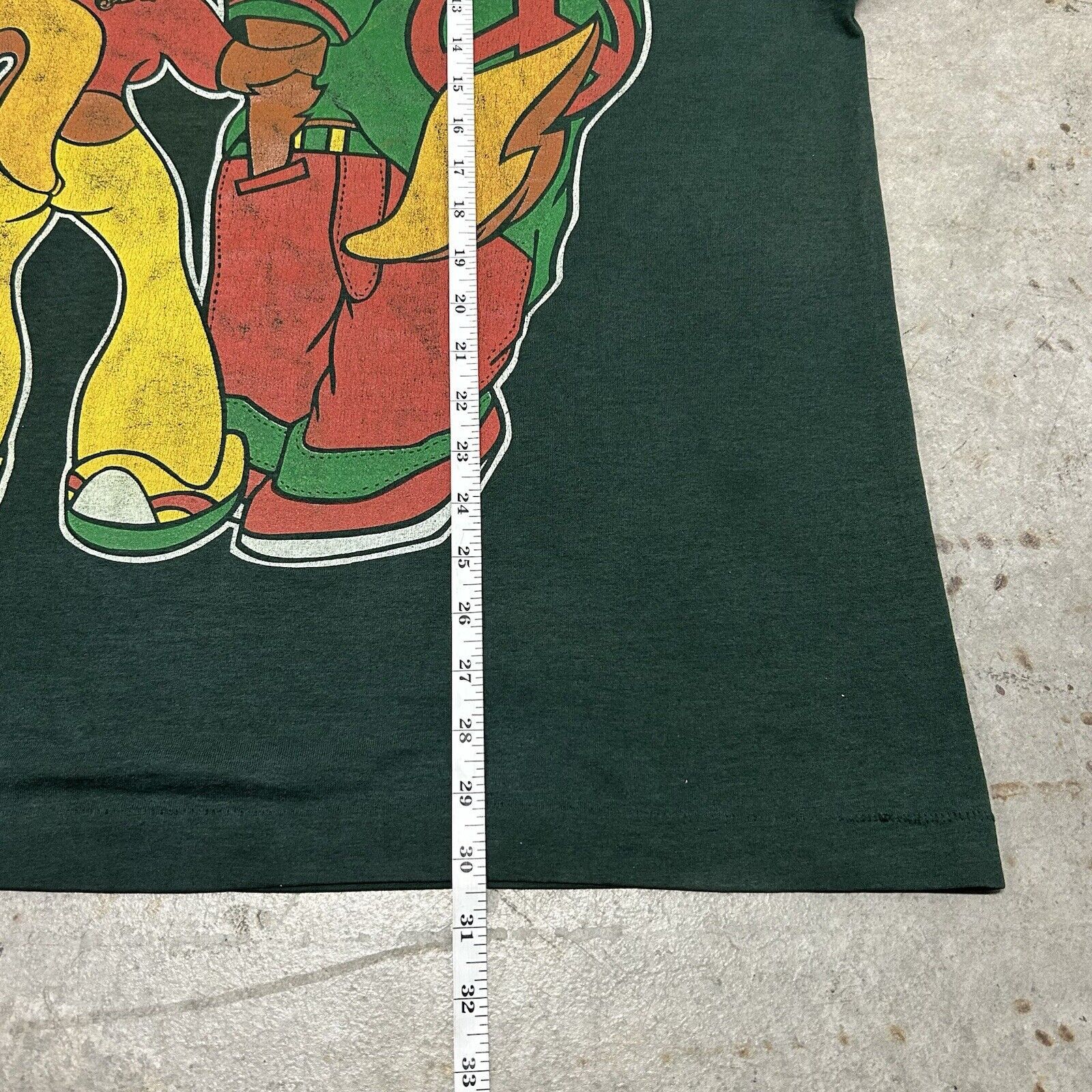 Fruit Of The Loom Freaknik Taz Front Back Dyke Parody Green T Shirt X-Large XL Size US XL / EU 56 / 4 - 8 Thumbnail