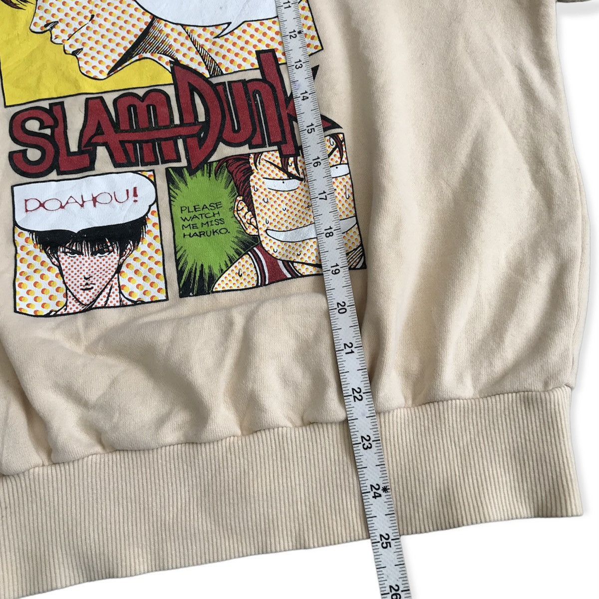 Anime Vintage 90s Slam Dunk Shohoku Anime Manga Sweatshirts Boxy Size US L / EU 52-54 / 3 - 16 Thumbnail