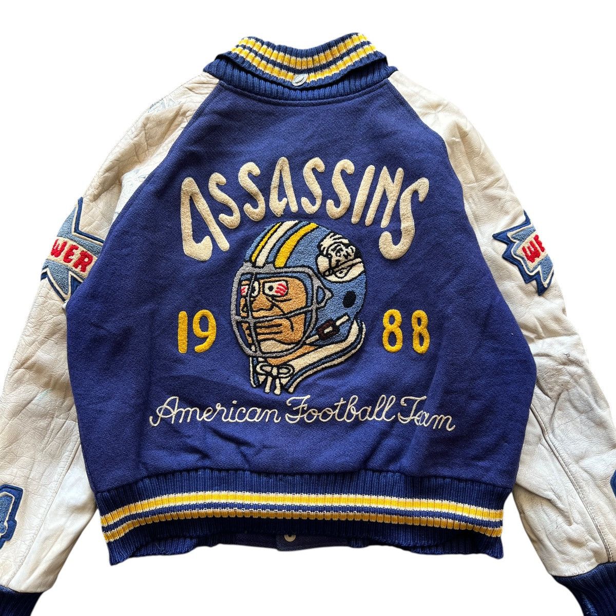Vintage 🔥 Vintage Tm Athletics Beams Varsity Stadium Jacket Size US M / EU 48-50 / 2 - 5 Thumbnail
