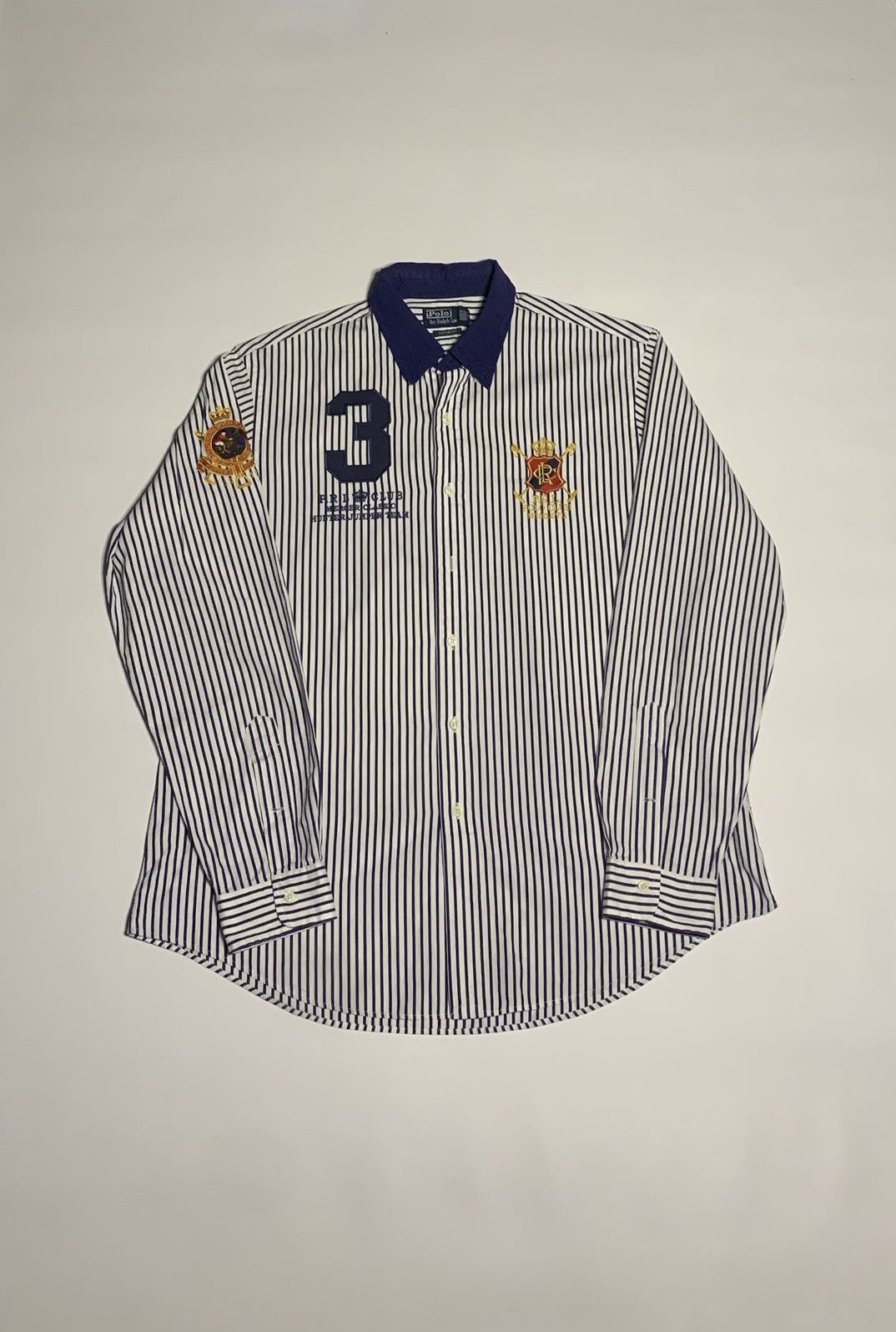 Lo Life × Polo Ralph Lauren Polo Ralph Lauren striped shirt Size US XL / EU 56 / 4 - 1 Thumbnail