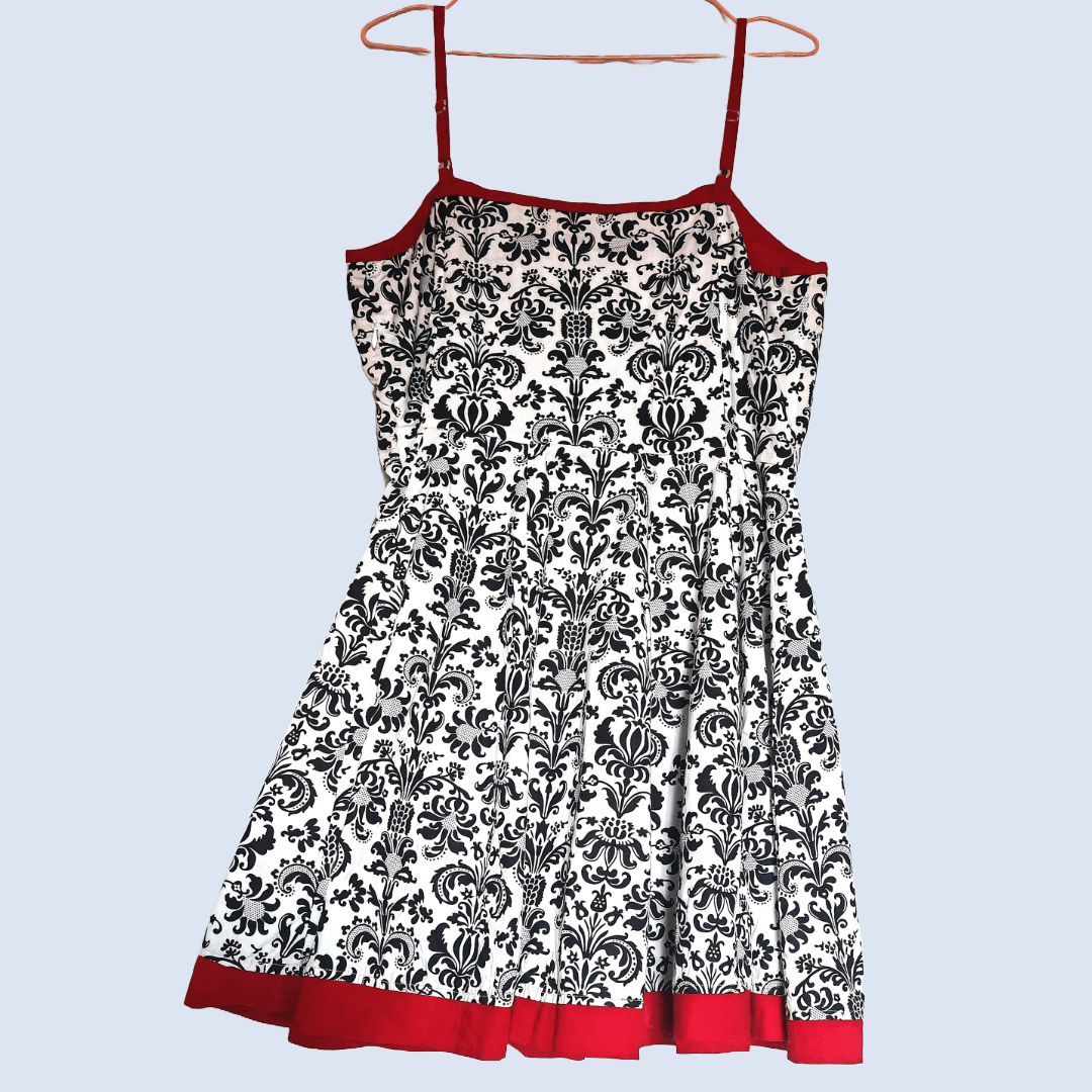 Joe Browns Joe Browns Plus Size Gothic Print Cotton Summer Dress Size XL / US 12-14 / IT 48-50 - 2 Thumbnail