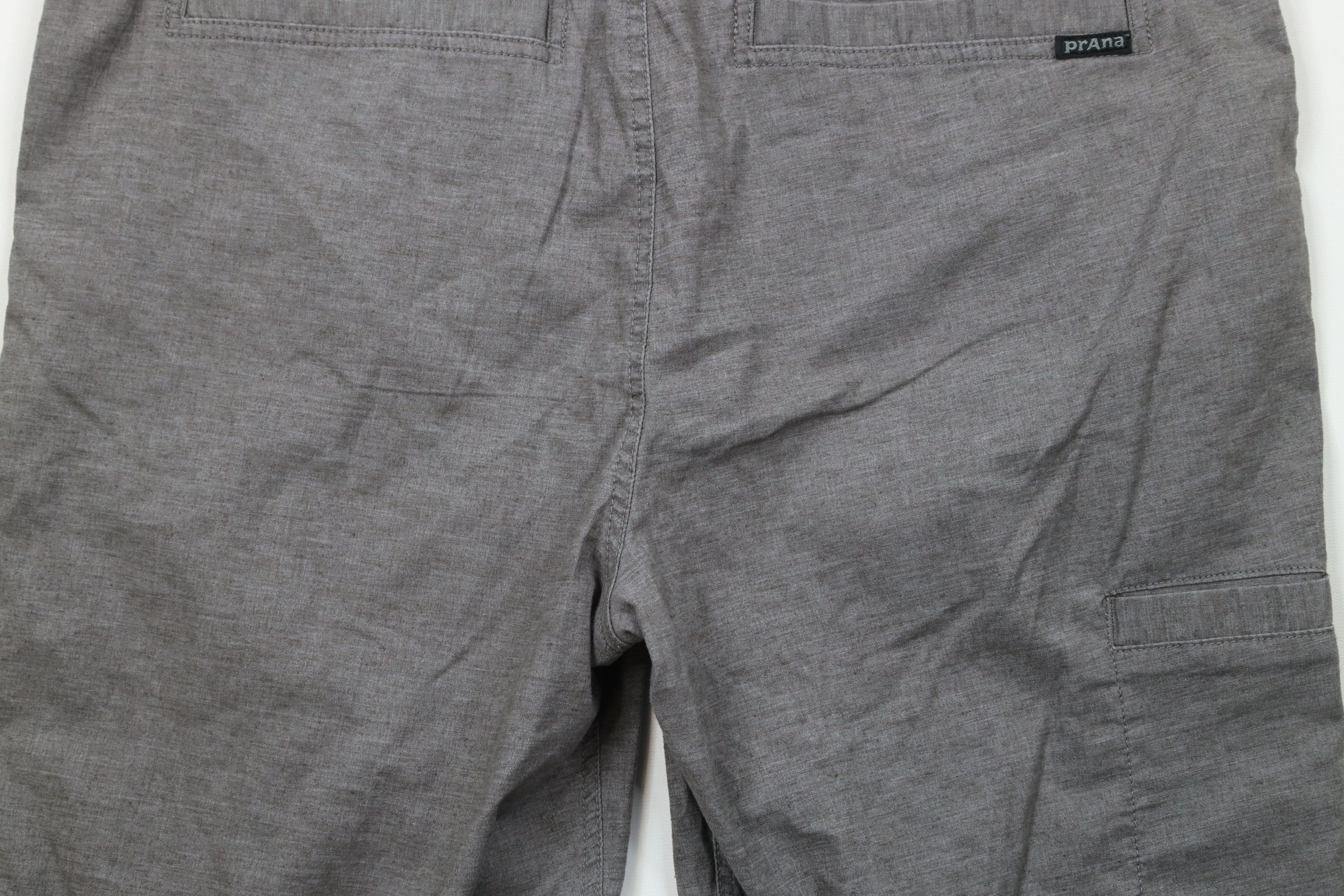 Prana × Vintage prAna Front Hiking Climbing Trail Shorts Heather Gray 11" Size US 44 / EU 60 - 10 Thumbnail