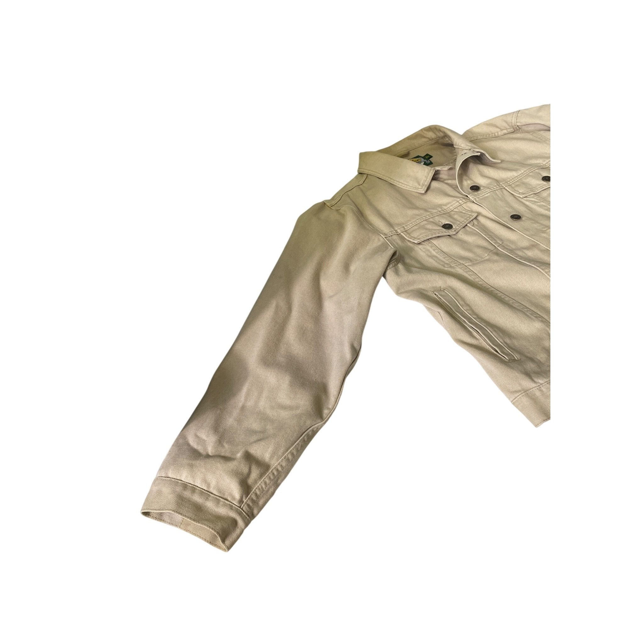 Cabelas Cabelas Womens Beige Denim Jacket Size XL Reg SKU 8699 Size XL / US 12-14 / IT 48-50 - 3 Thumbnail