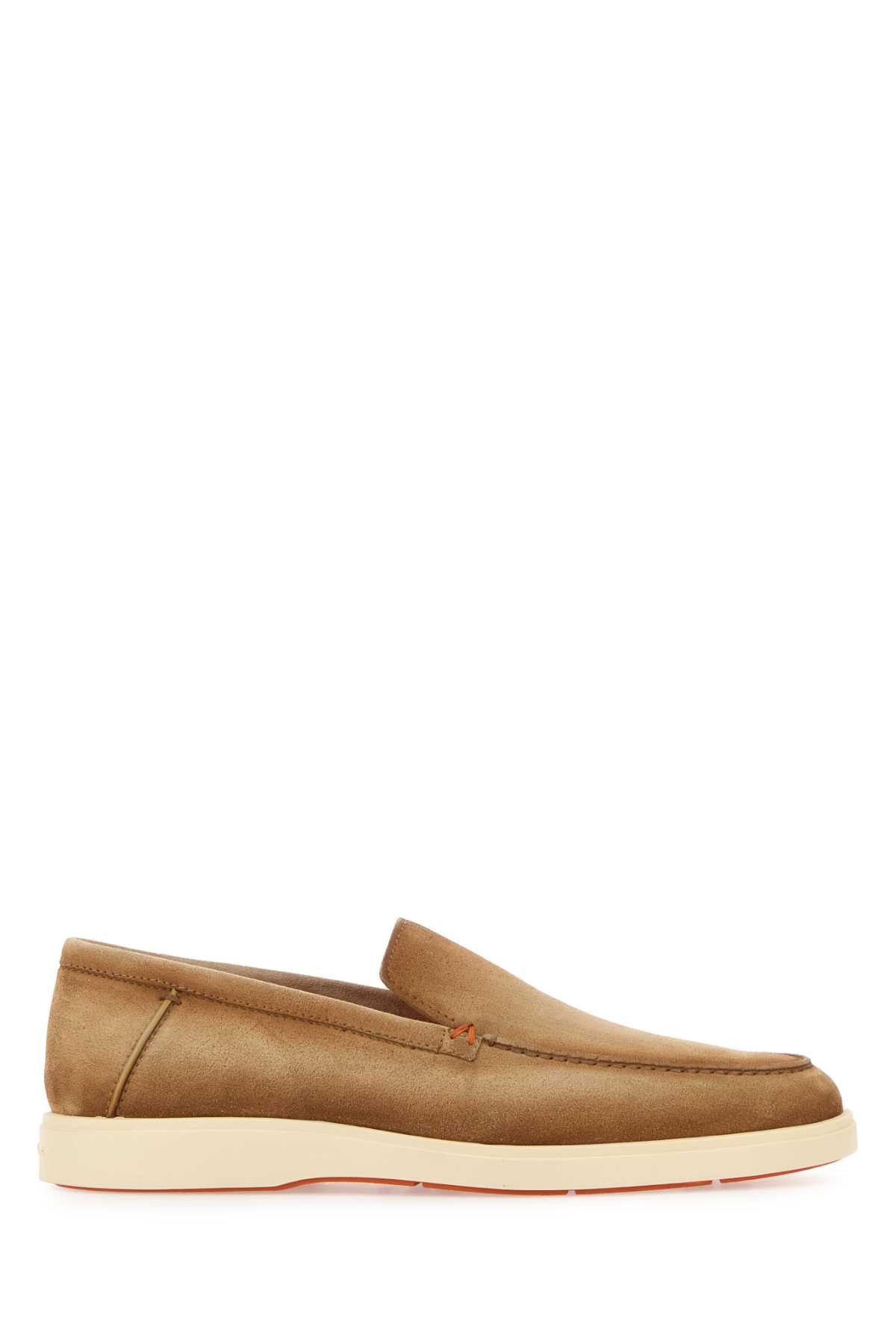 Camel Suede Botanist Loafers