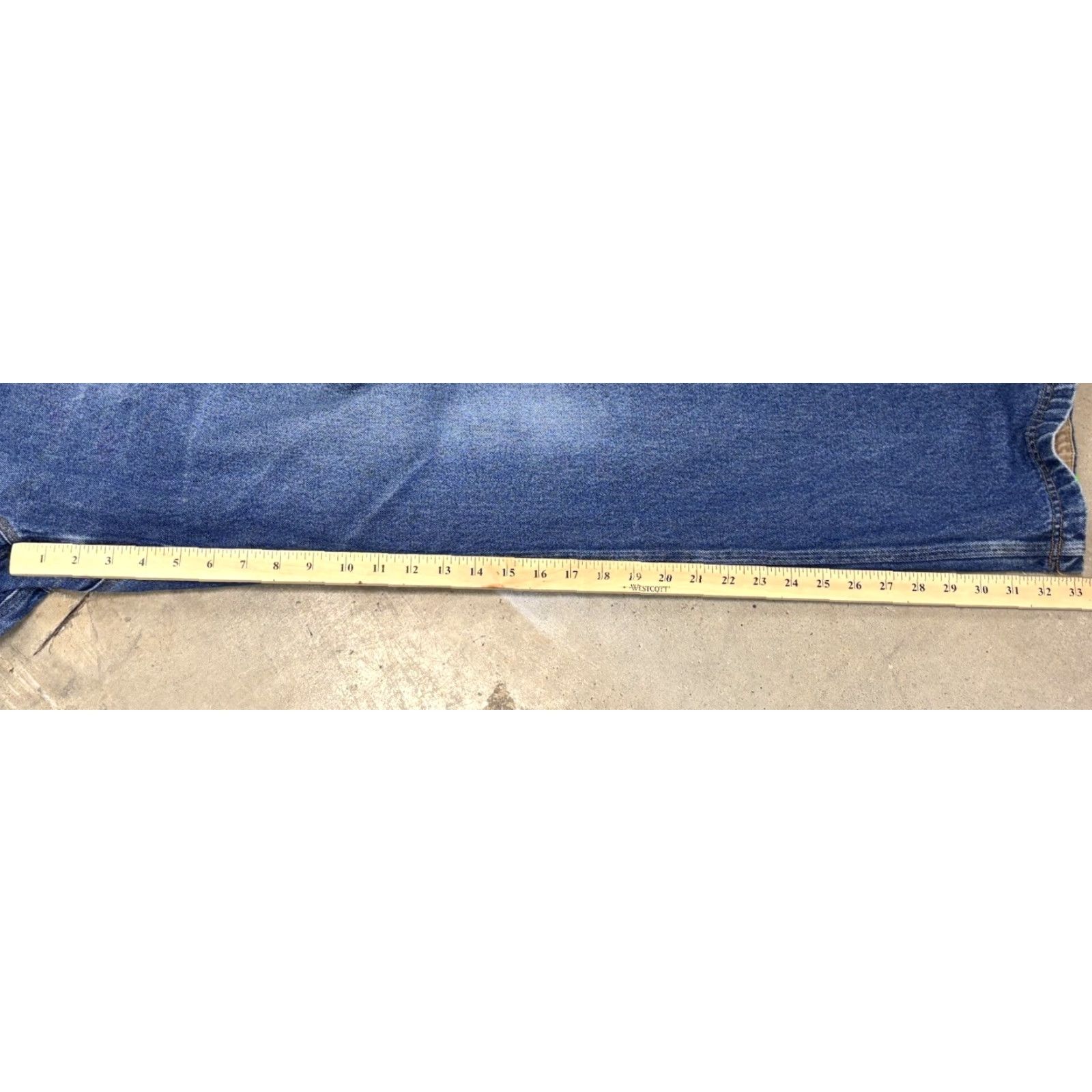 CO Duluth Trading Co Jeans Sz 40x33 Men’s Blue Straight Leg Gusset Size US 40 / EU 56 - 7 Thumbnail