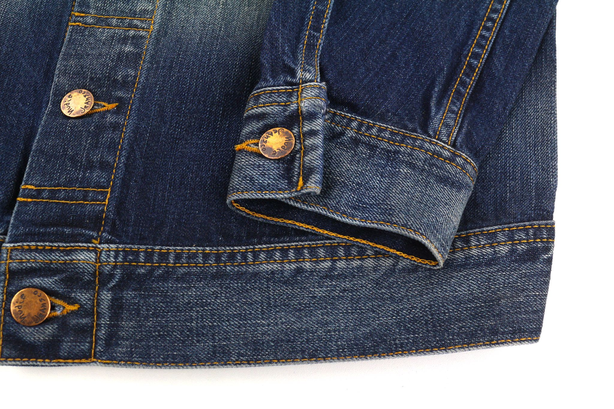 Nudie Jeans CONNY S Night Rain Buttoned Polo Neck Jacket 81606 Size US S / EU 44-46 / 1 - 5 Thumbnail
