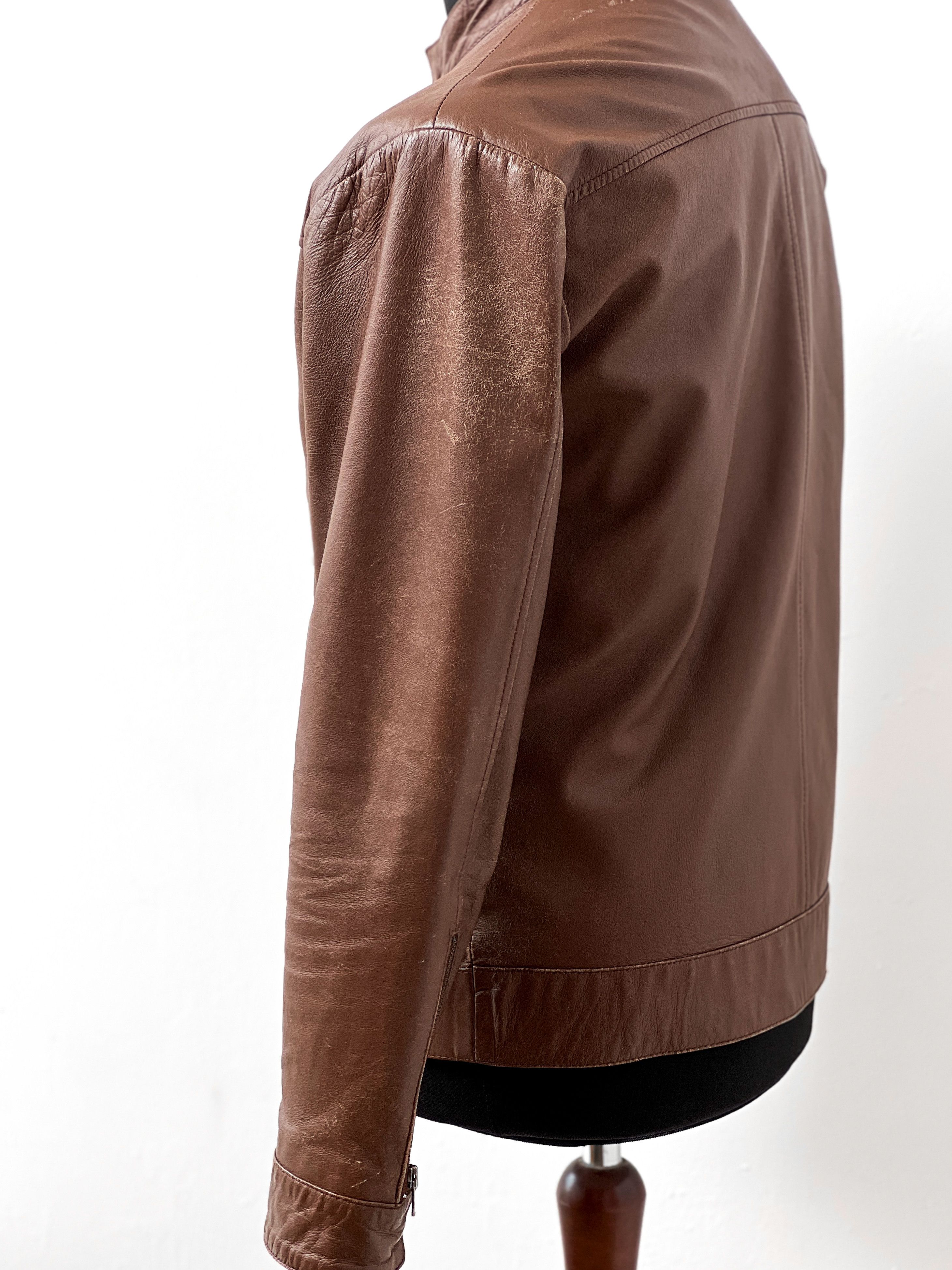 Other Lambskin Leather Quarantined Fashion Leather Jacket Size US M / EU 48-50 / 2 - 8 Thumbnail